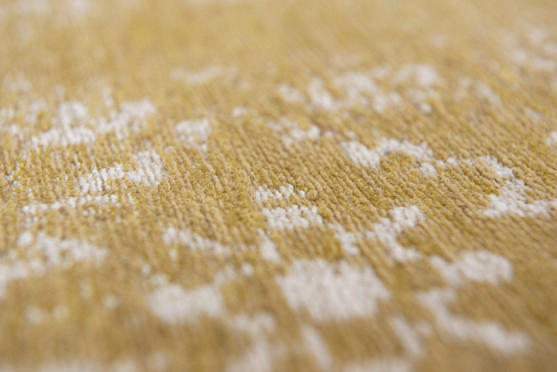 Medallon Spring Moos Teppich gelb