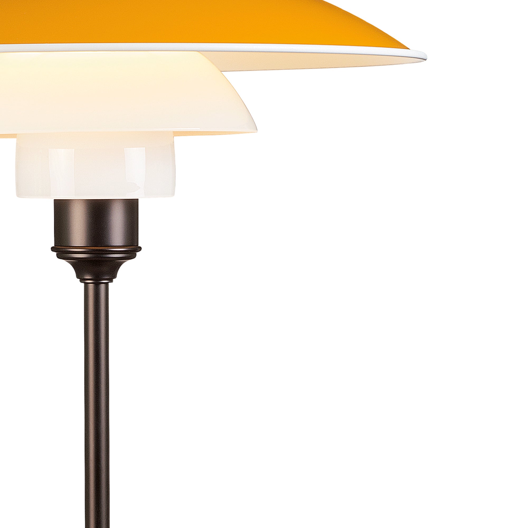 PH 3½-2½ yellow table lamp