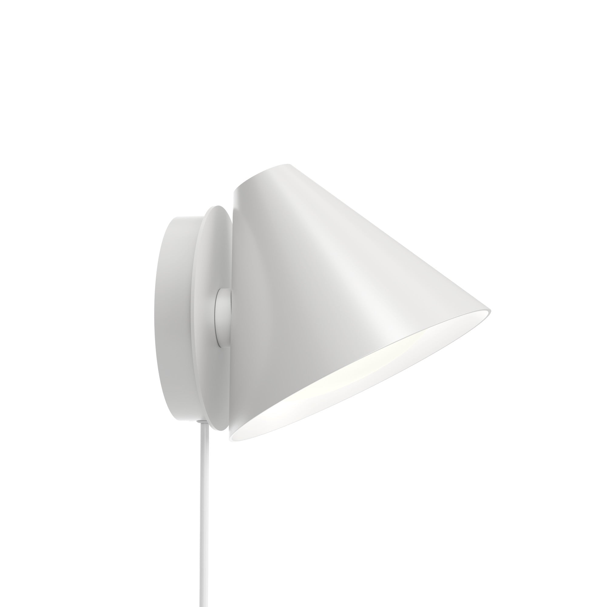 Lampa ścienna KEGLEN biały