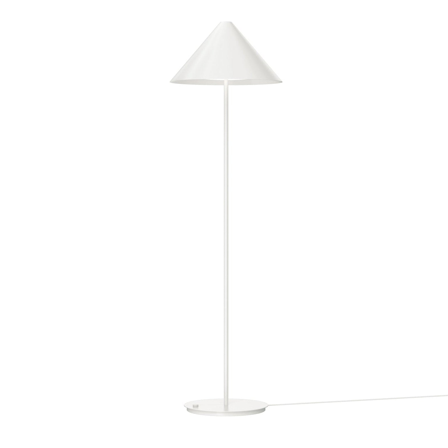 Lampa podłogowa KEGLEN biały