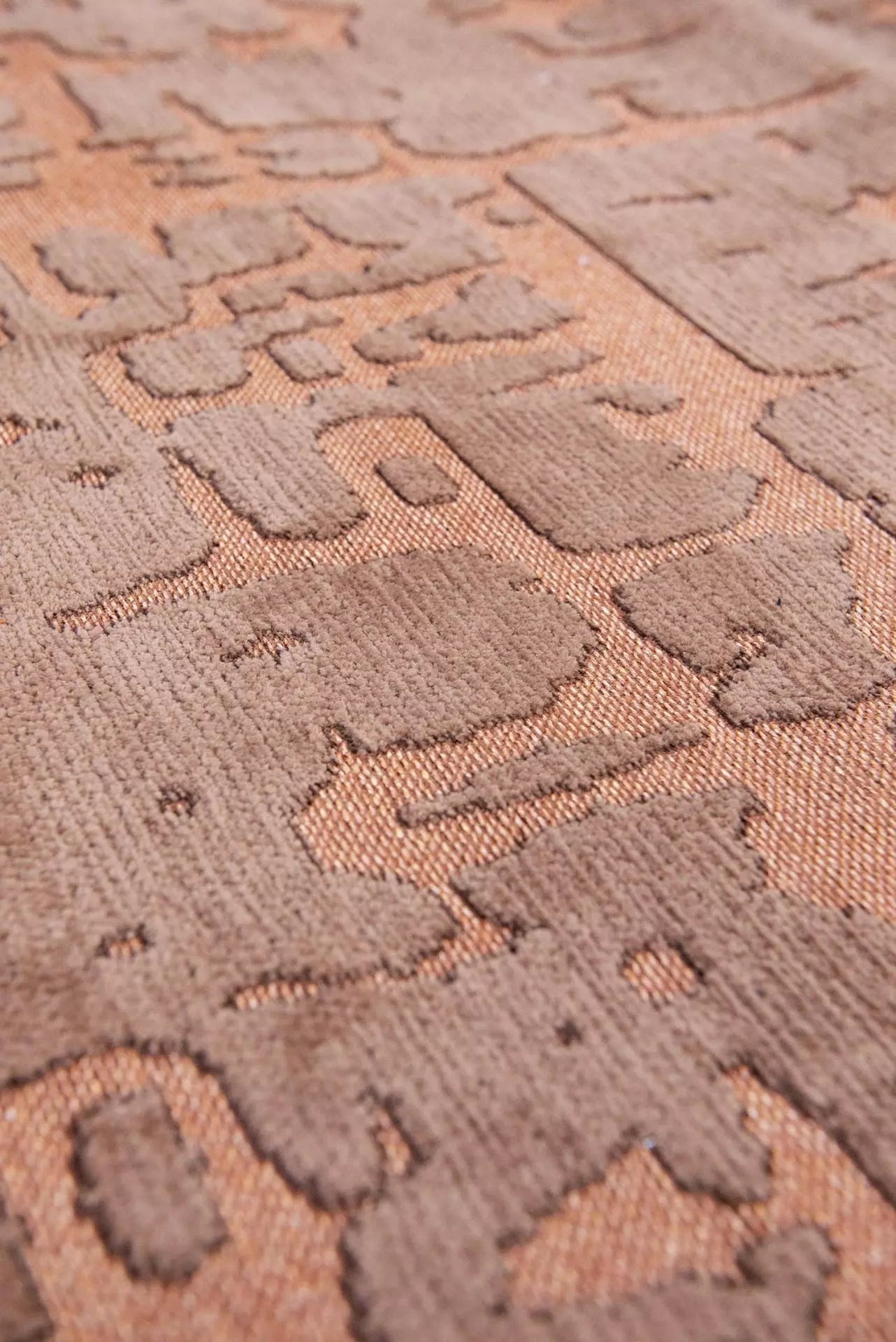BAOBAB ZA COPPER Salmon Oval Rug