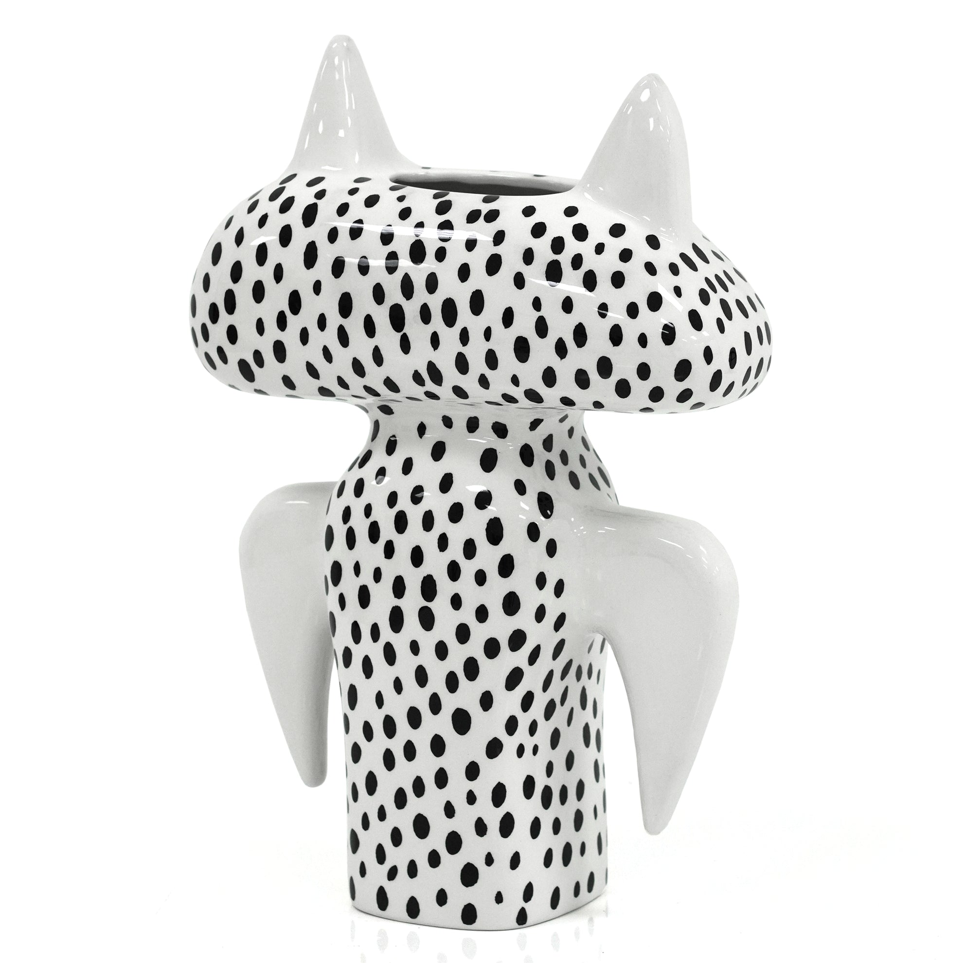 KRITTERS SPIKE white vase
