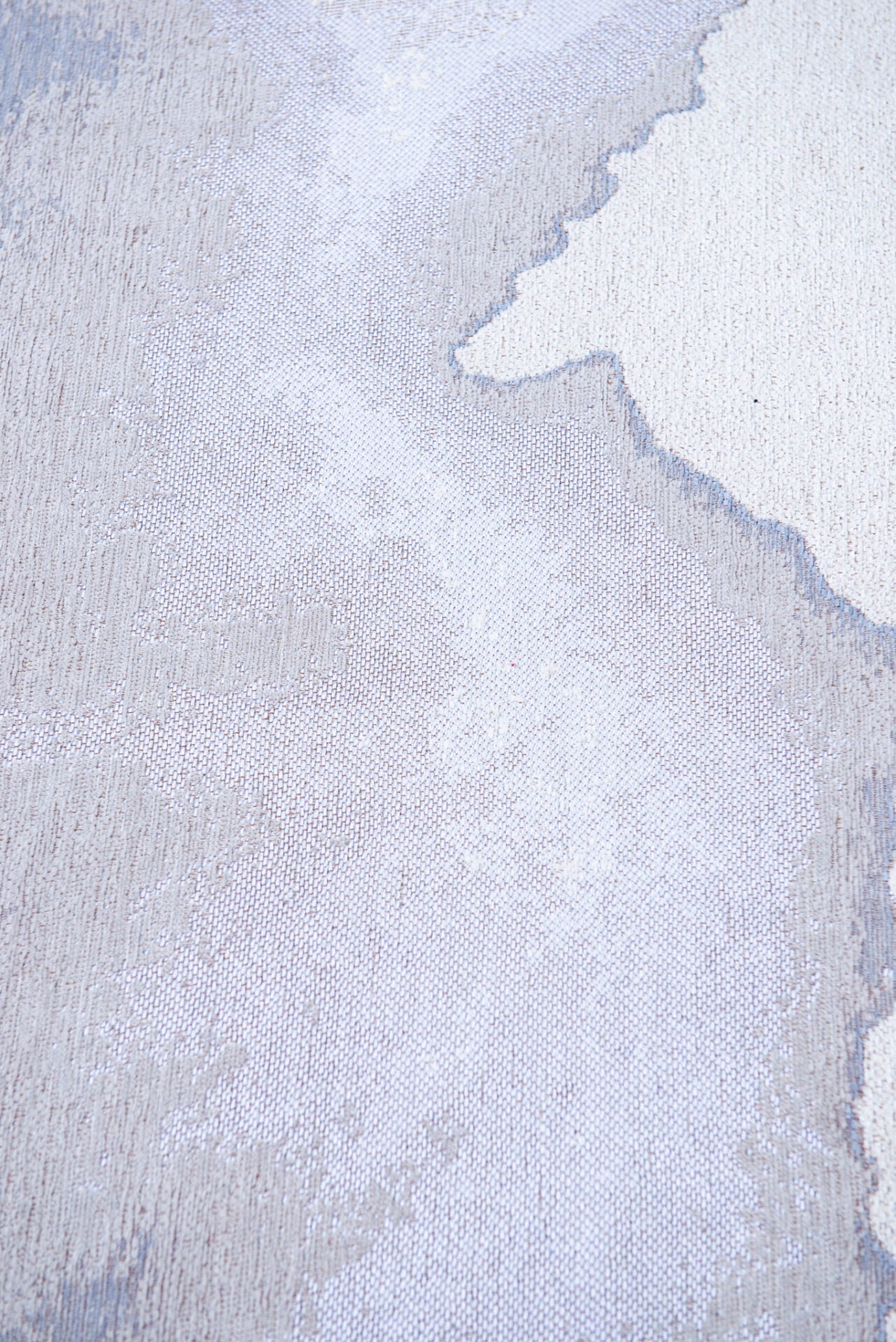 Round rug lagoon iode gray