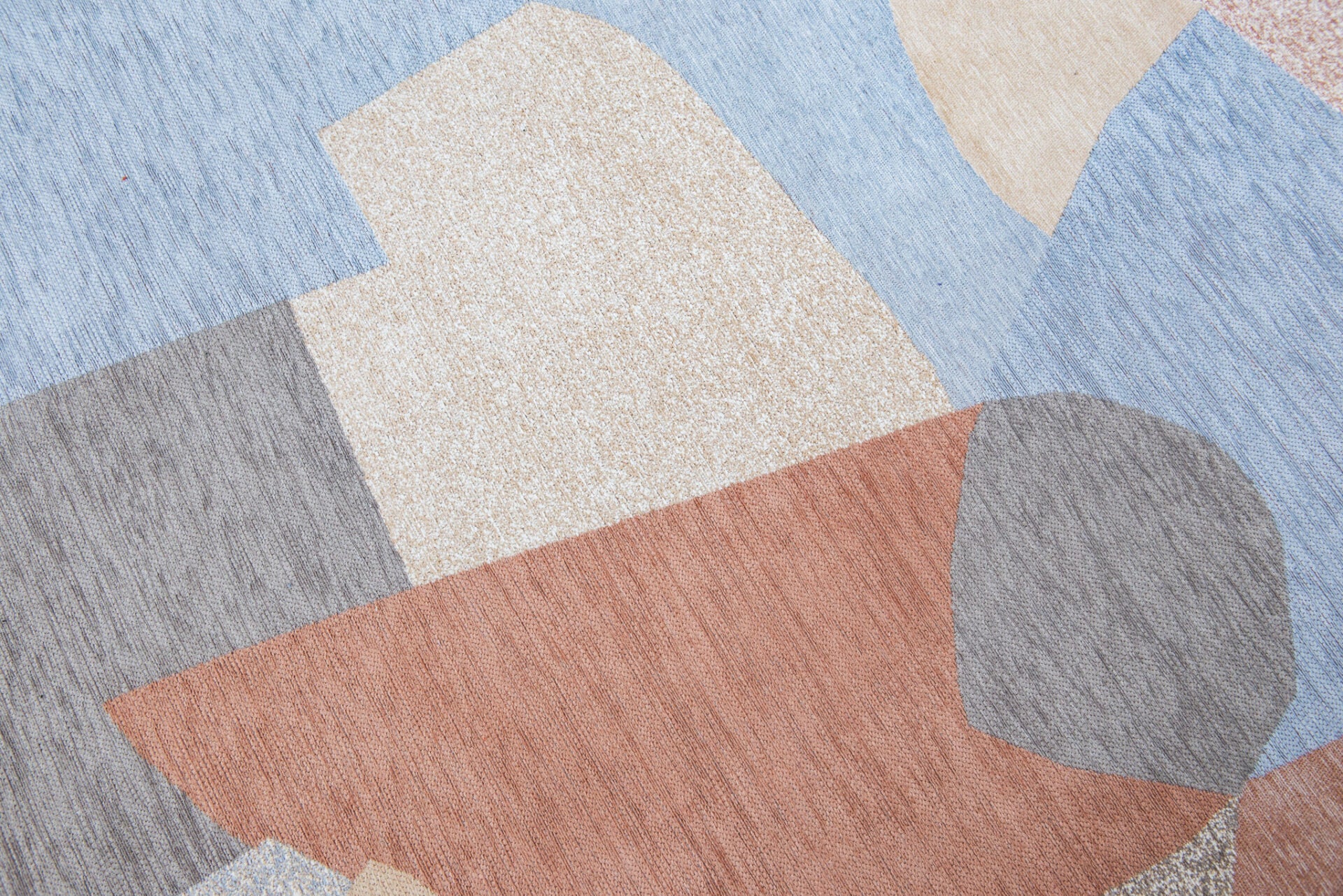 Formen geheimer Teppich Beige