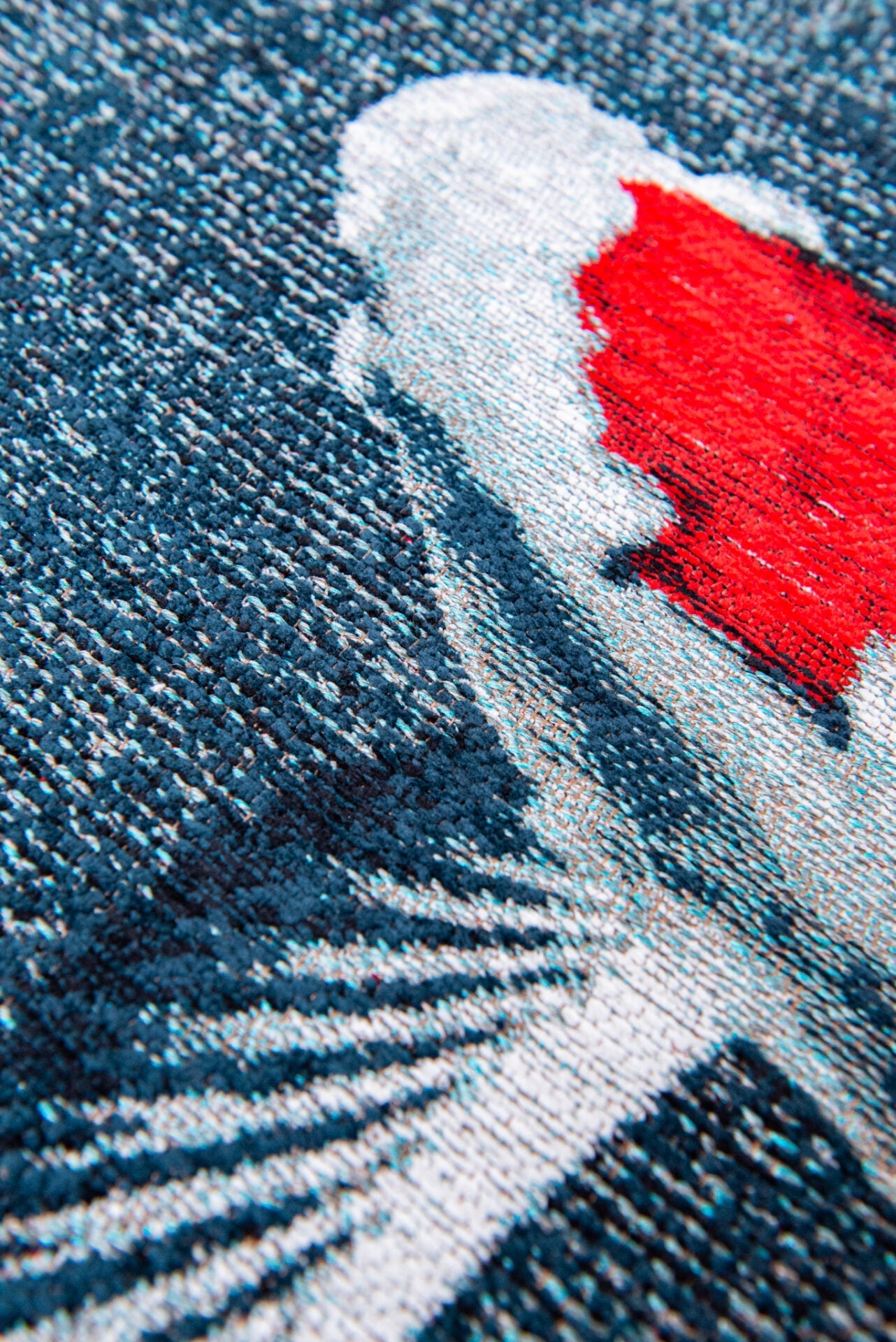 Pop Teppich Koi Japanischer Teichblau