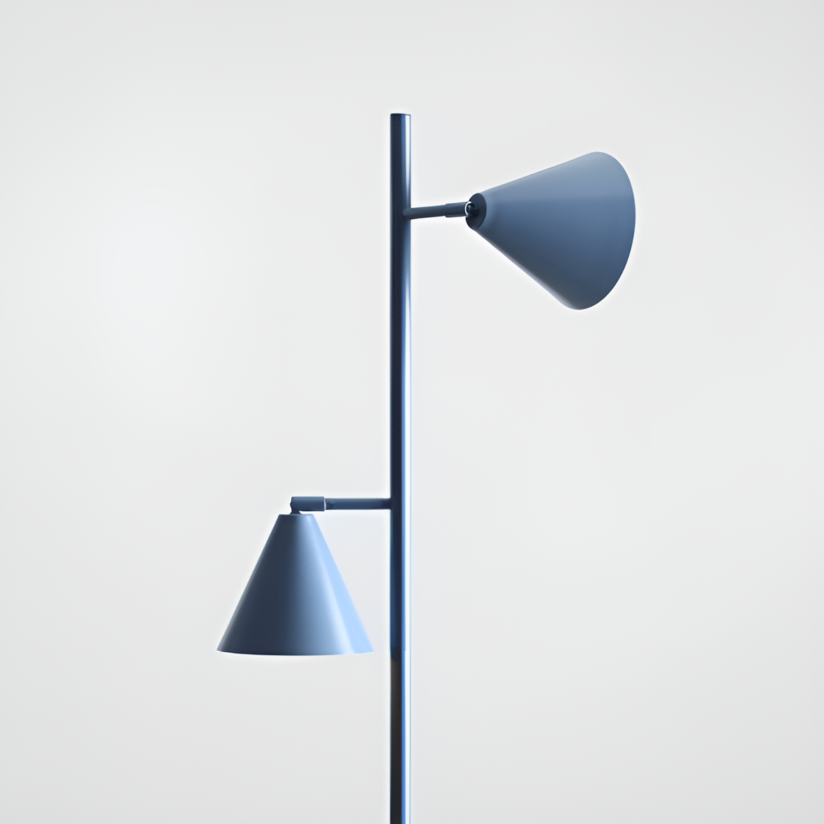 Form floor lamp Duo blue