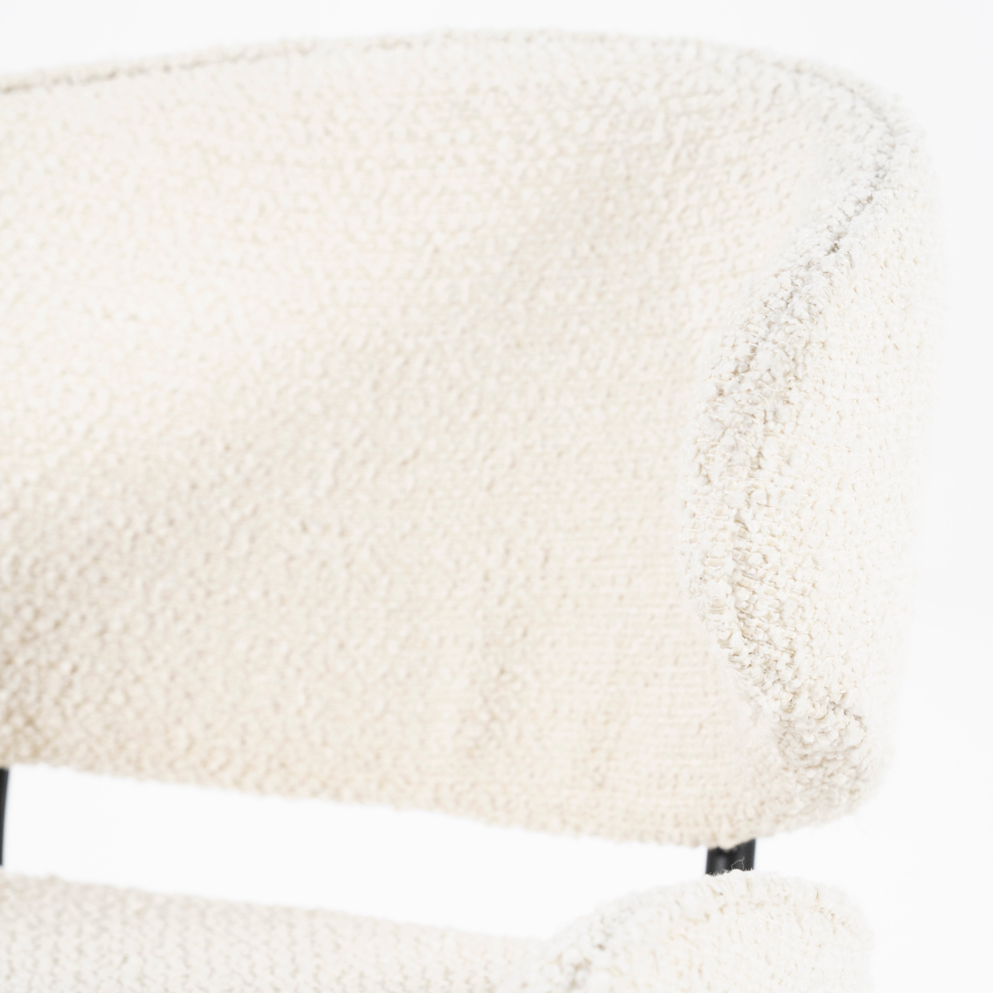 TESS Chair Cream with Black Base