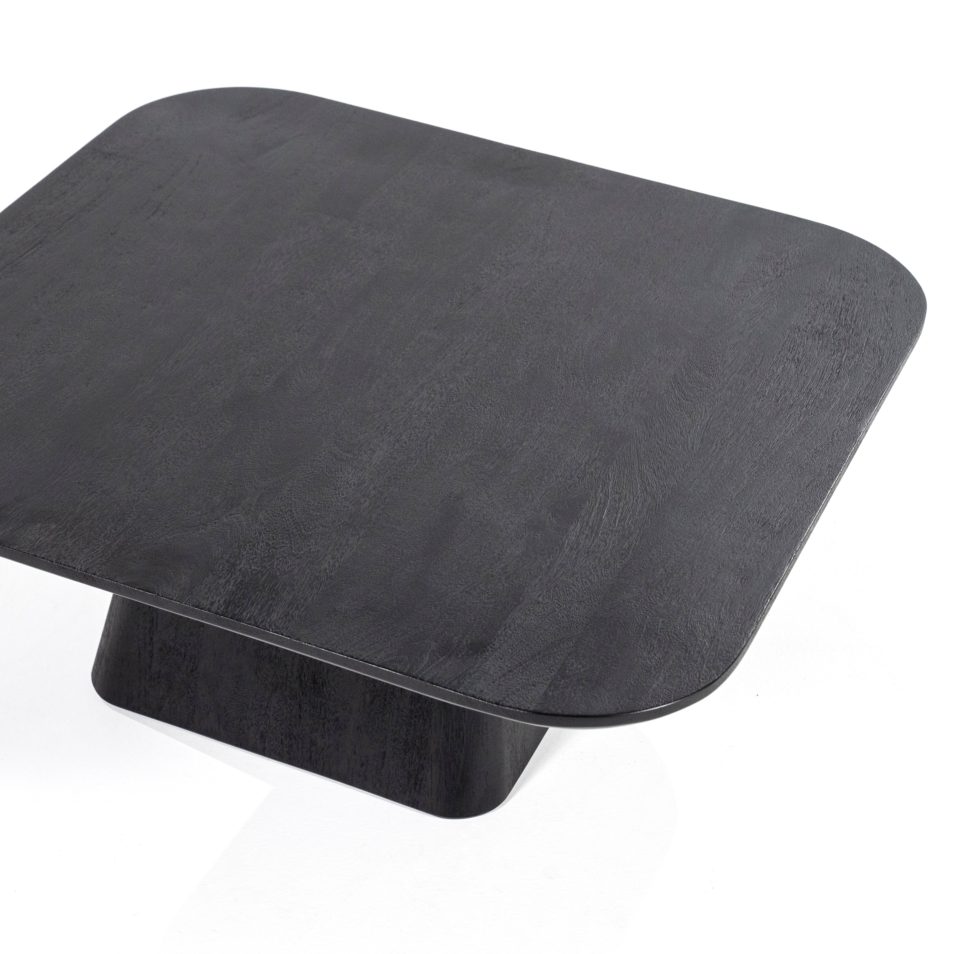 Couchtisch ARON schwarzes Mangoholz