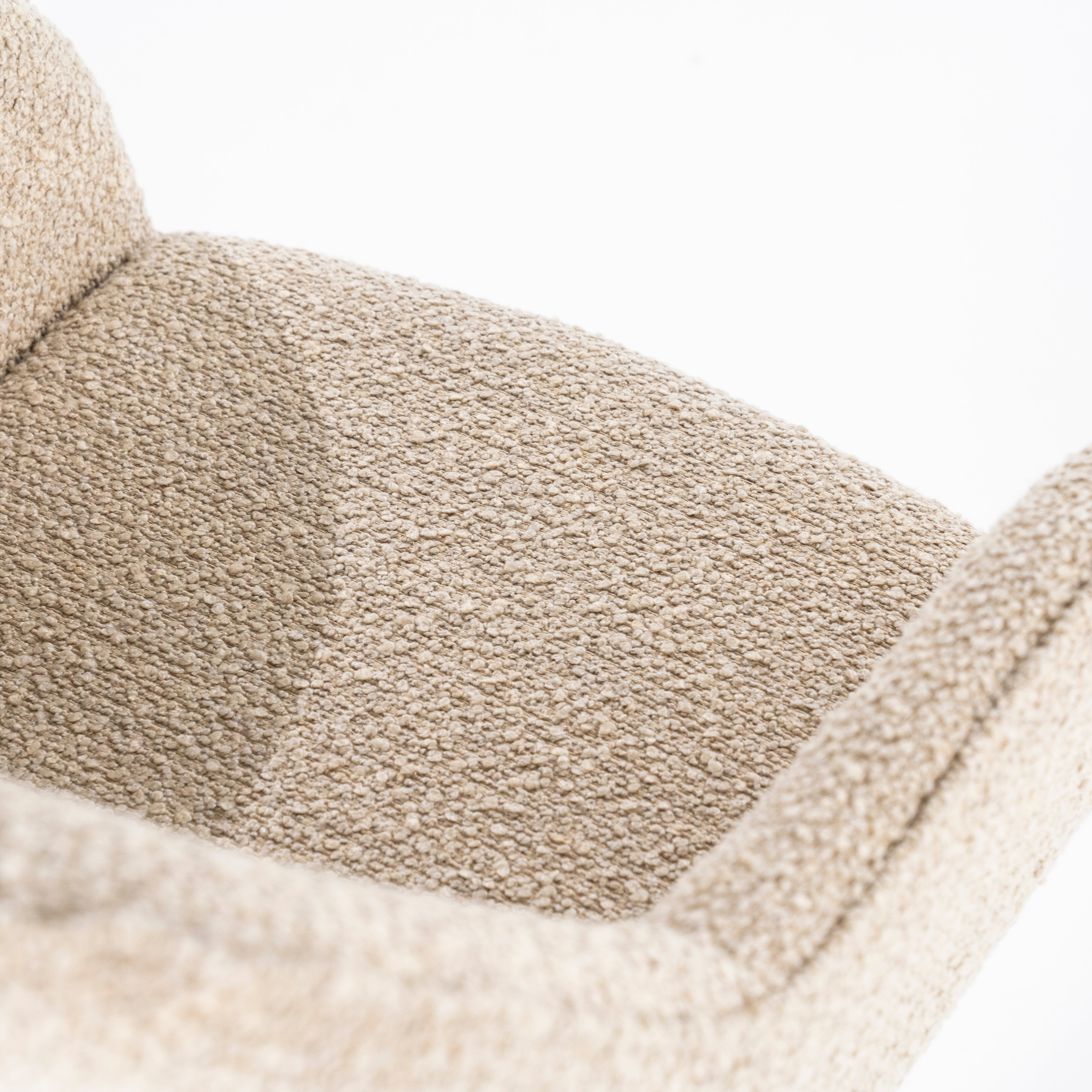 FABIO Chair in Sand with Black Base