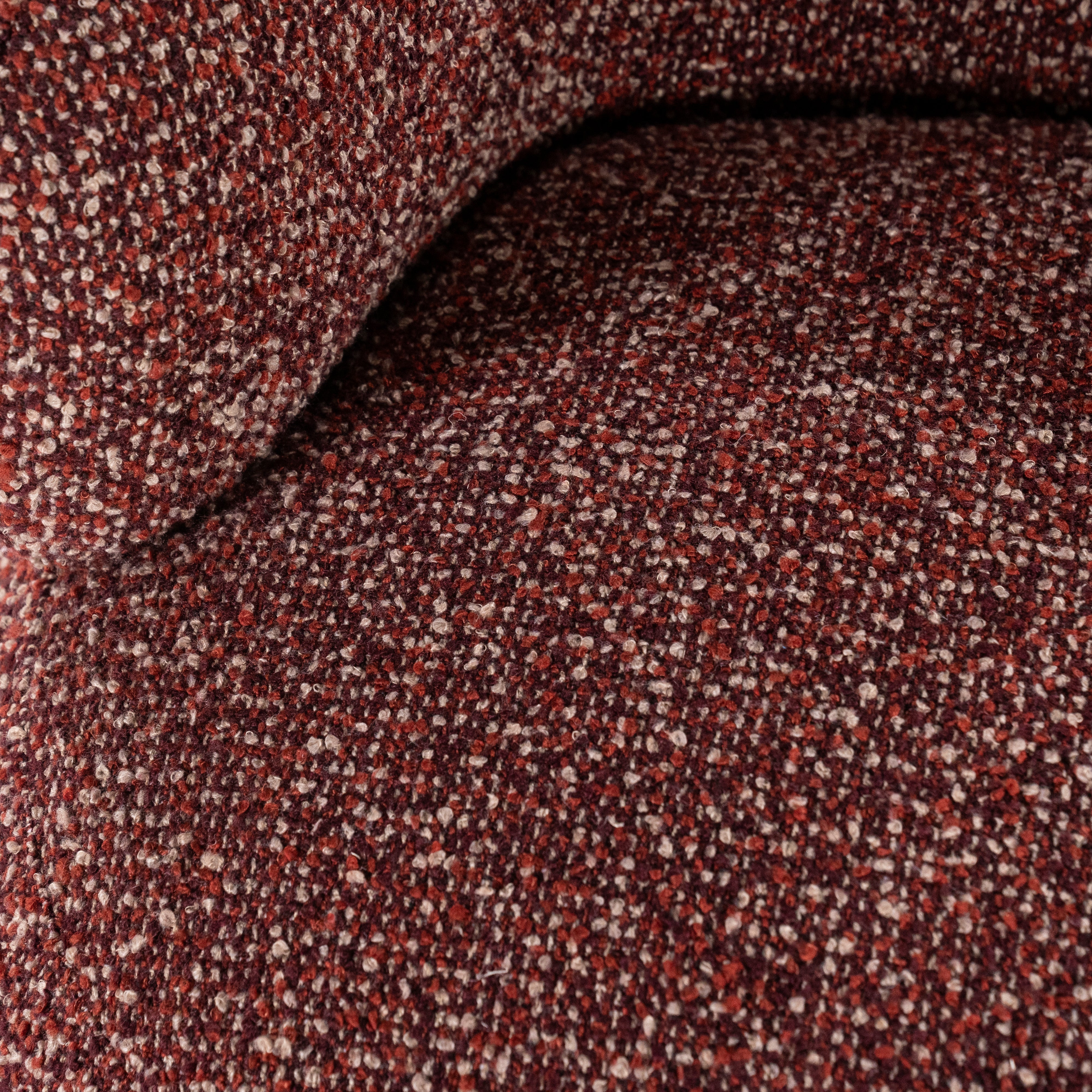 Sessel MAEVE rotbraun meliert