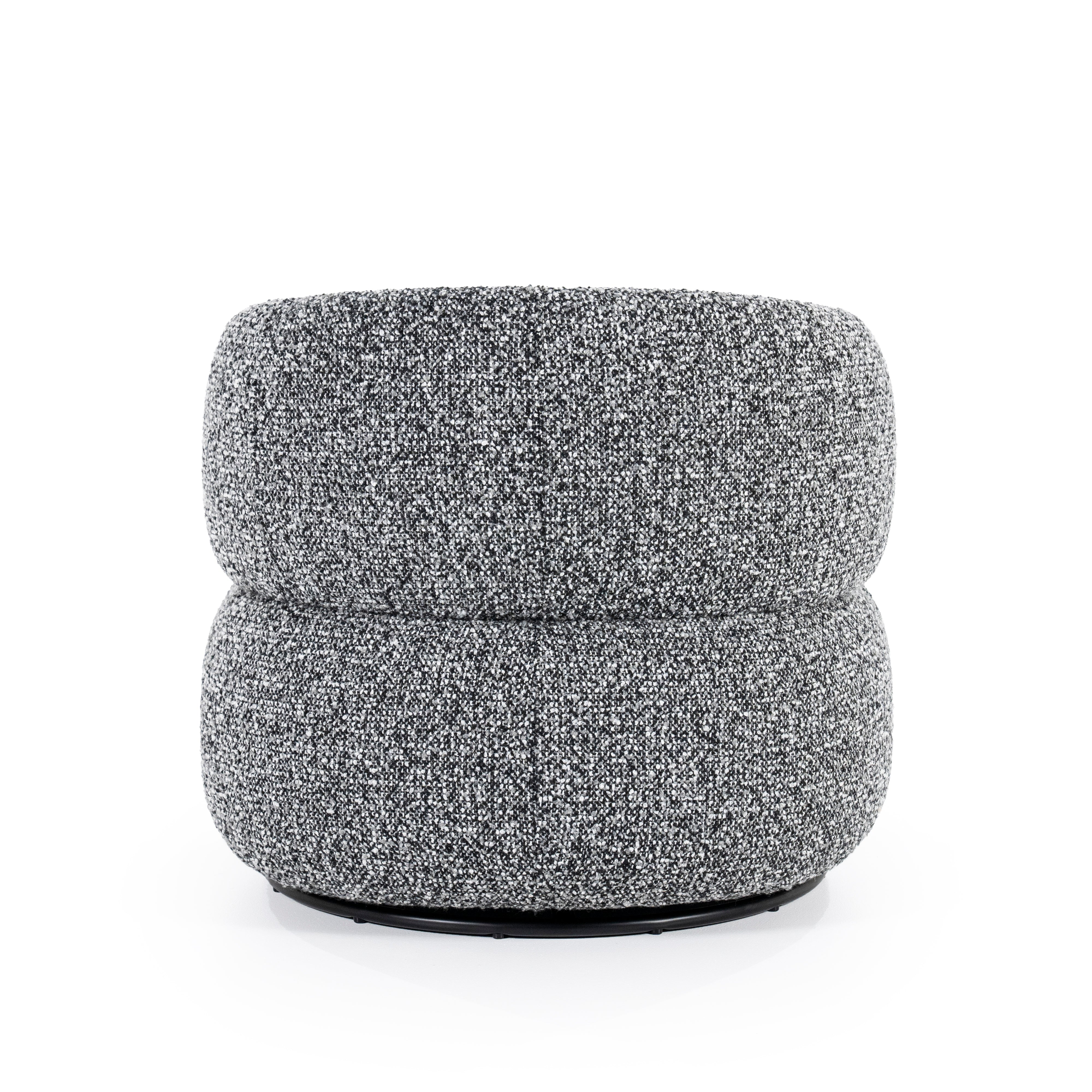 MAEVE Armchair Black-White Mélange