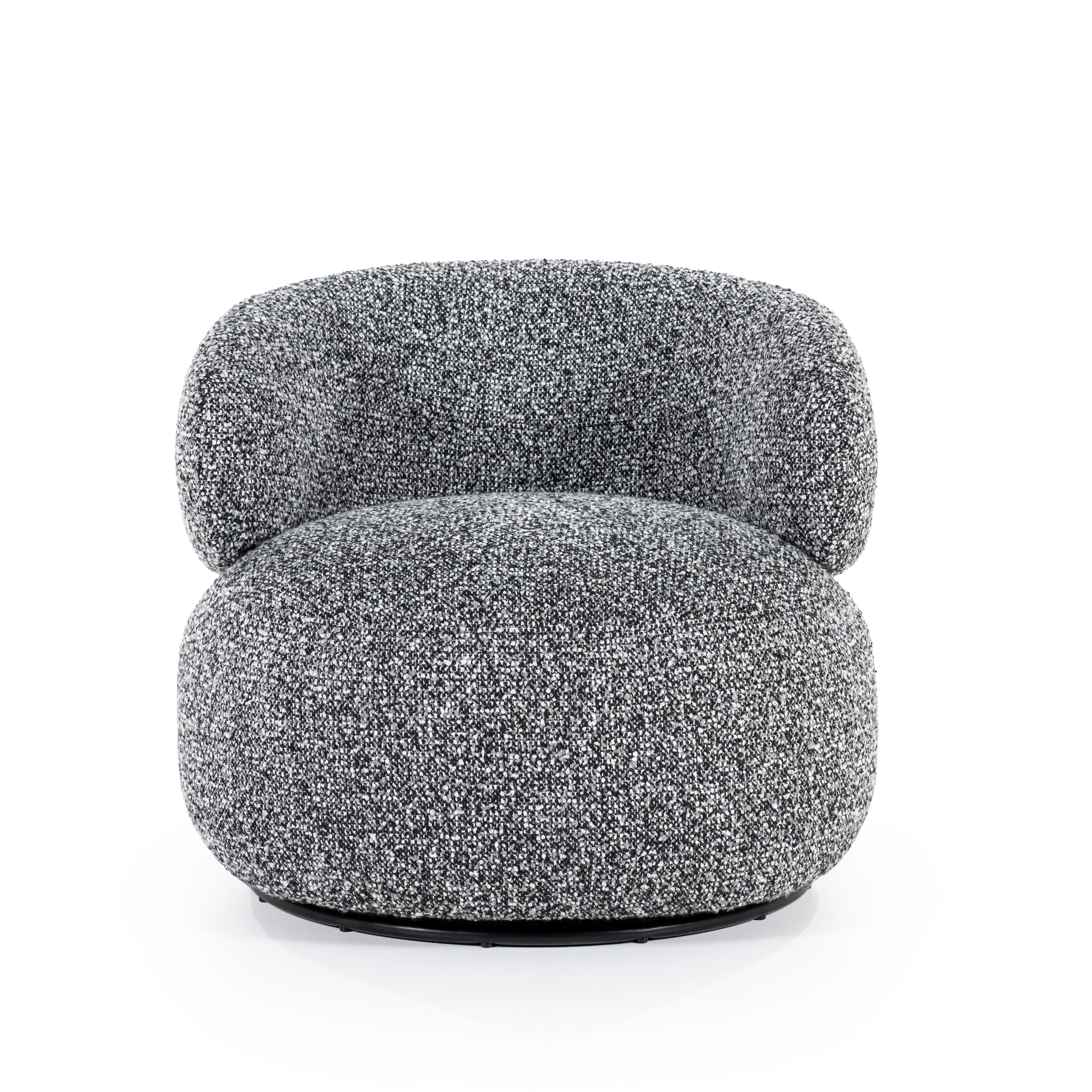 MAEVE Armchair Black-White Mélange