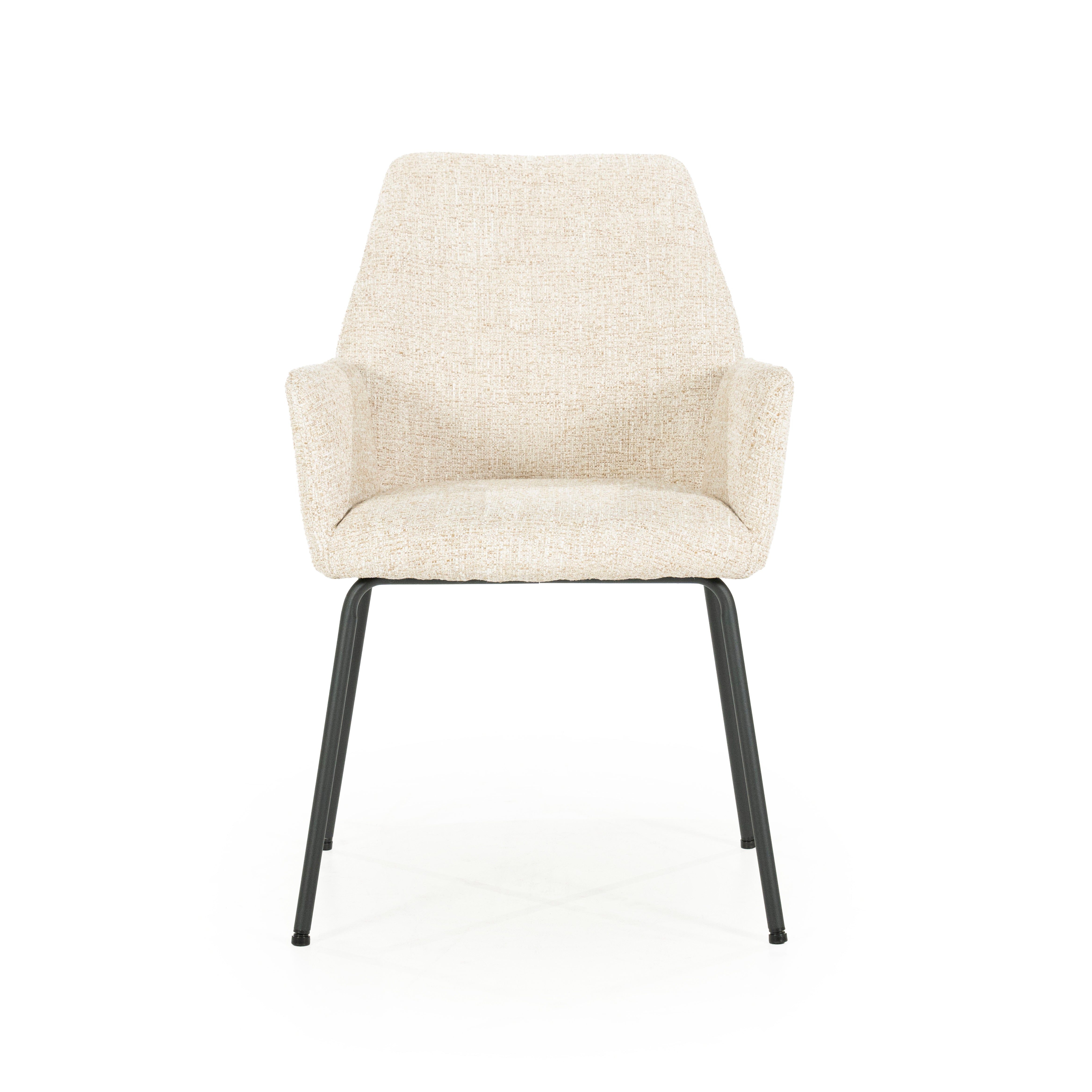 INDY Chair Cream with Black Base