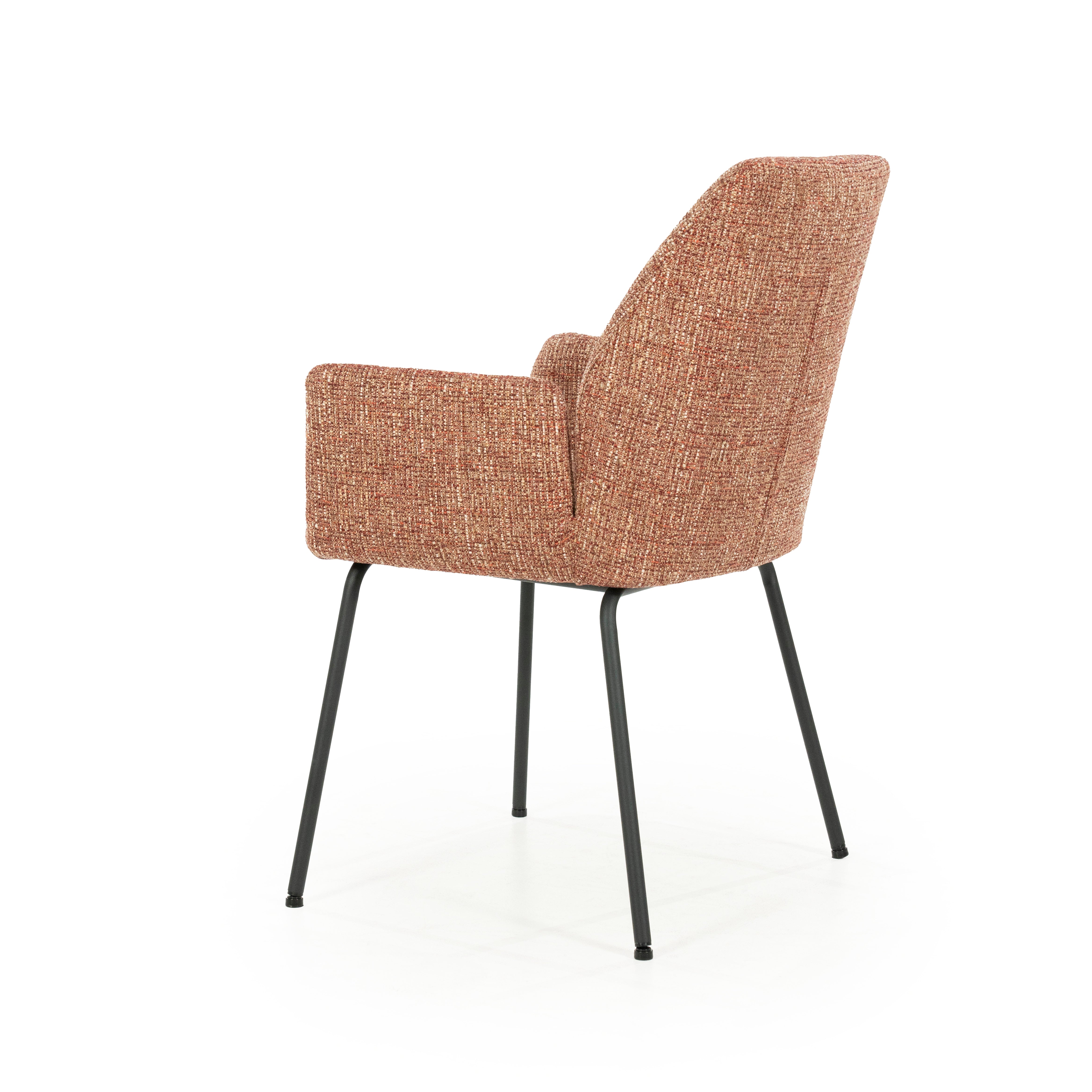 INDY chair terracotta with black base