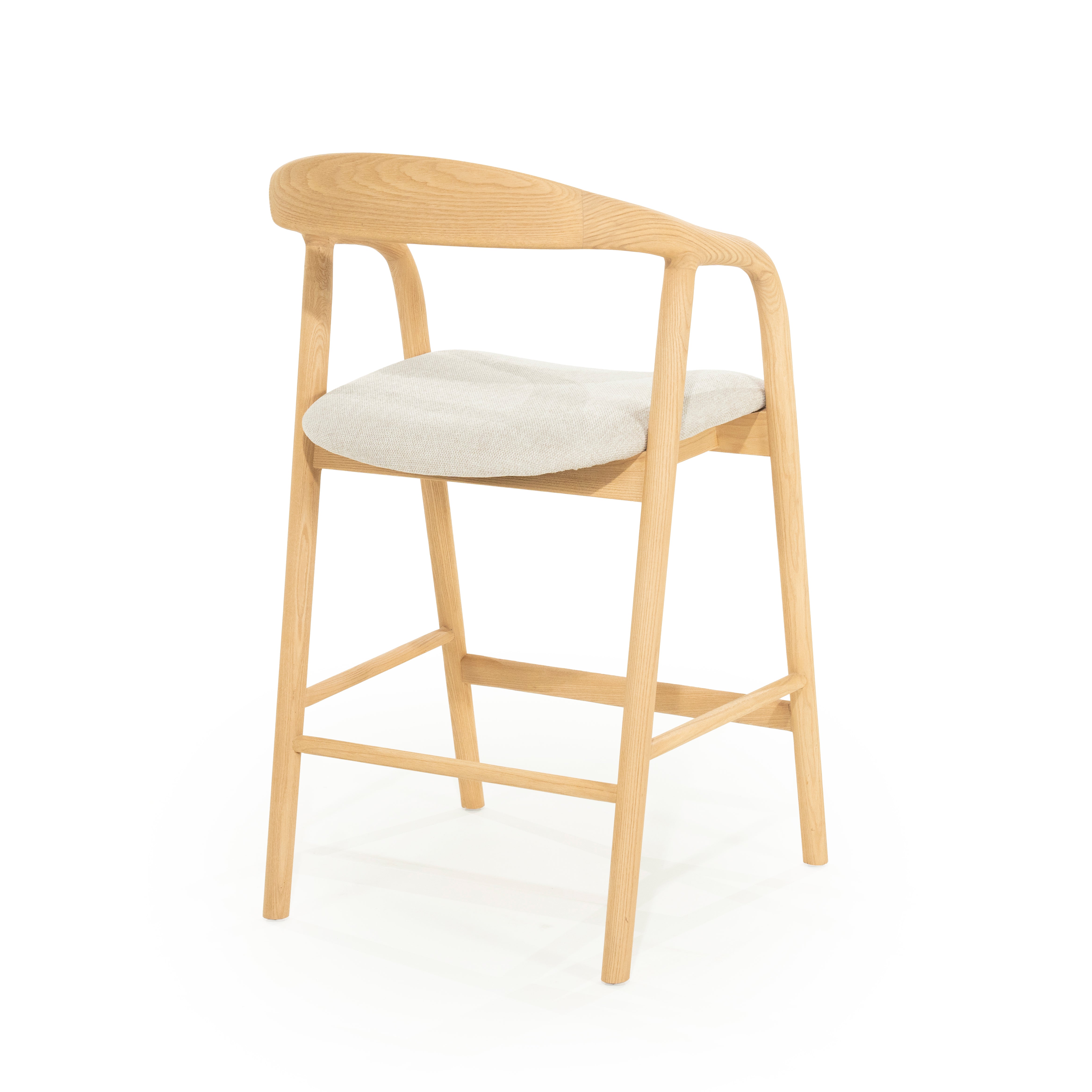 Hocker RAYVEN helles Eschenholz