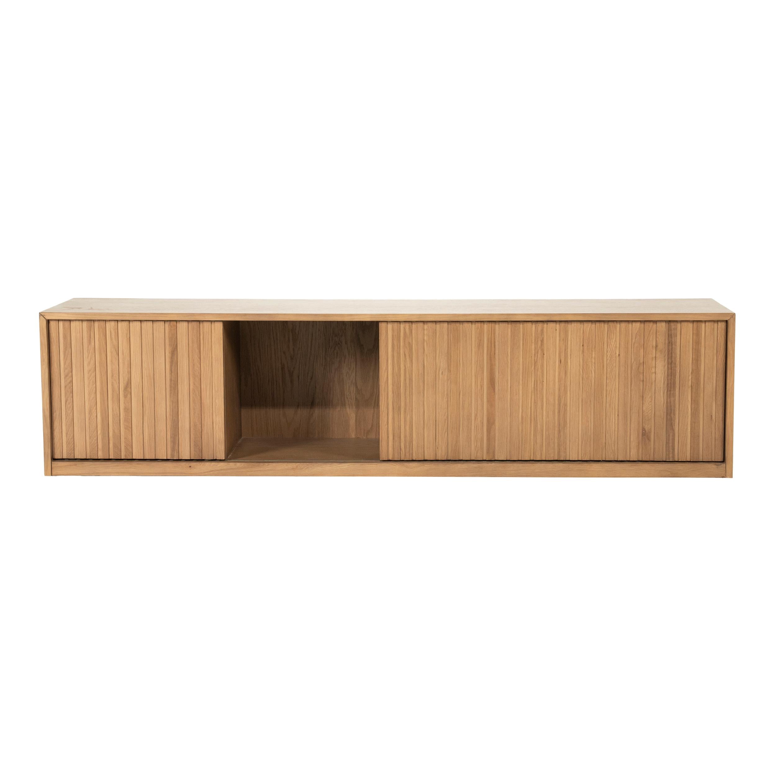 MILO TV cabinet dark oak wood