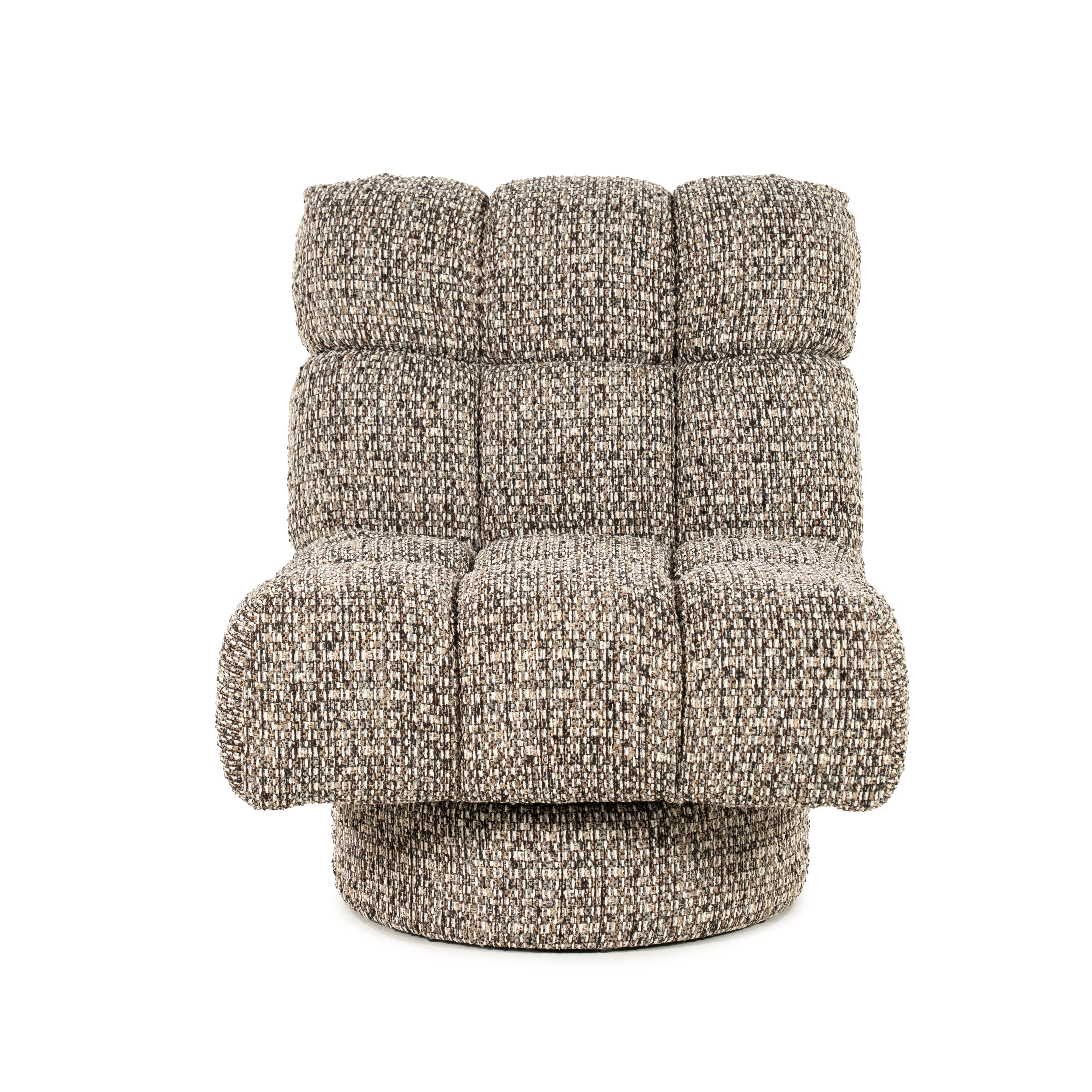 Sessel FENNA grau-braun Melange