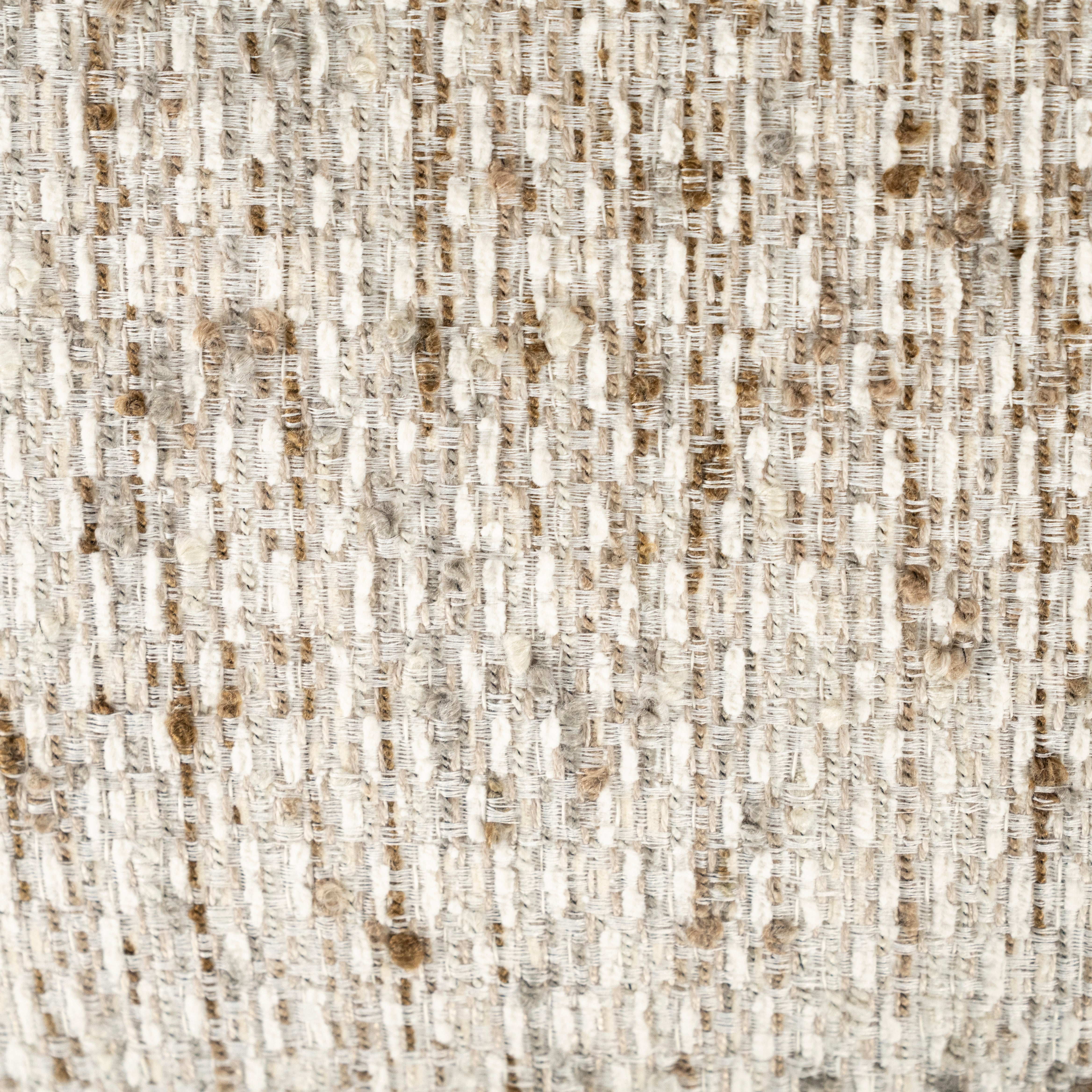 Tobias Chair in Beige with Dark Brown Base