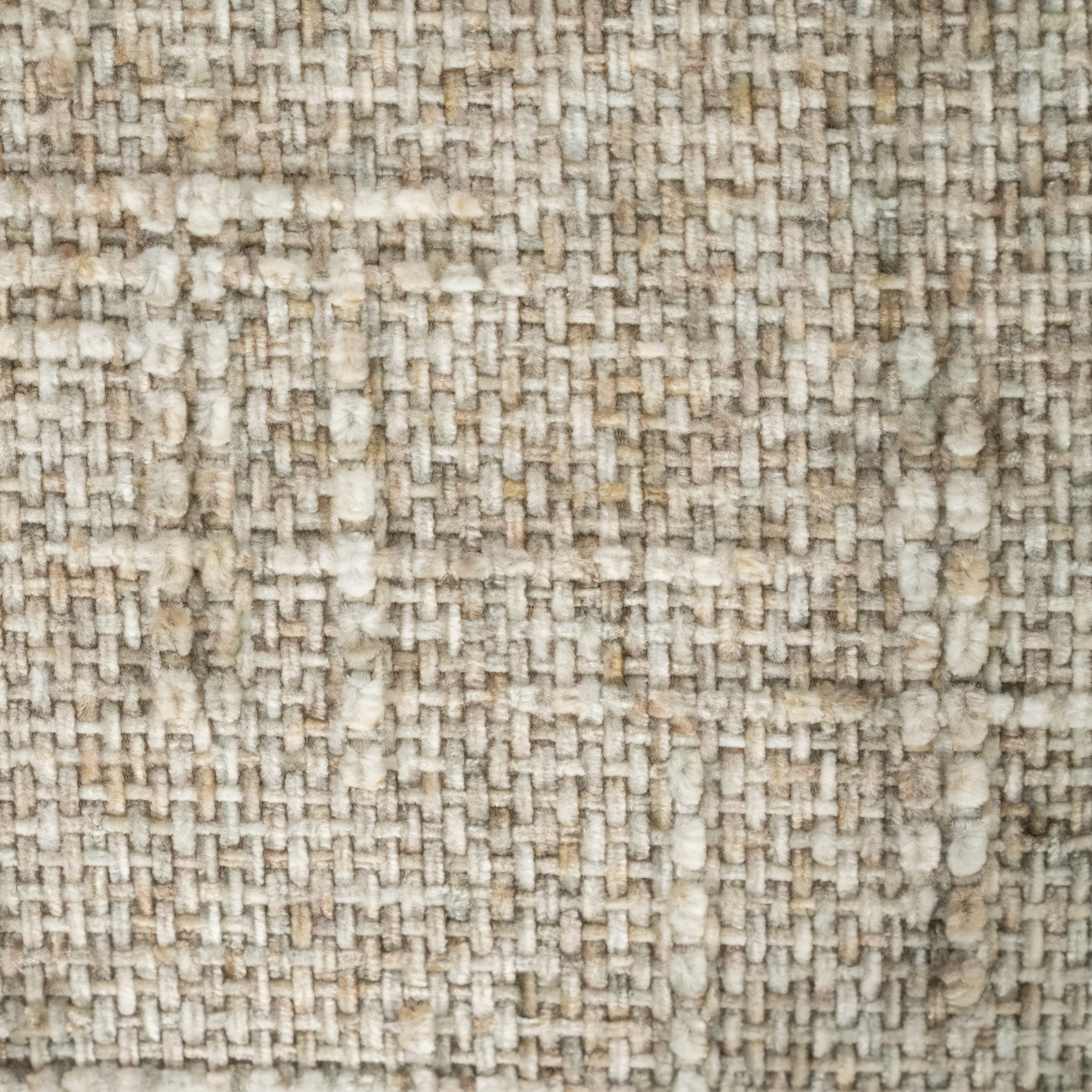 Drehstuhl DARCIO beige mit dunkelbraunem Fußteil