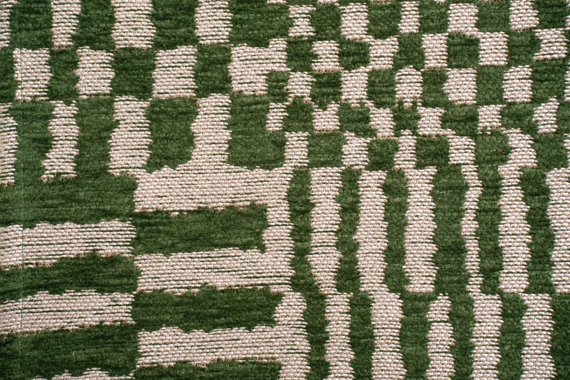 Oval Rug BERBER OASIS green with beige