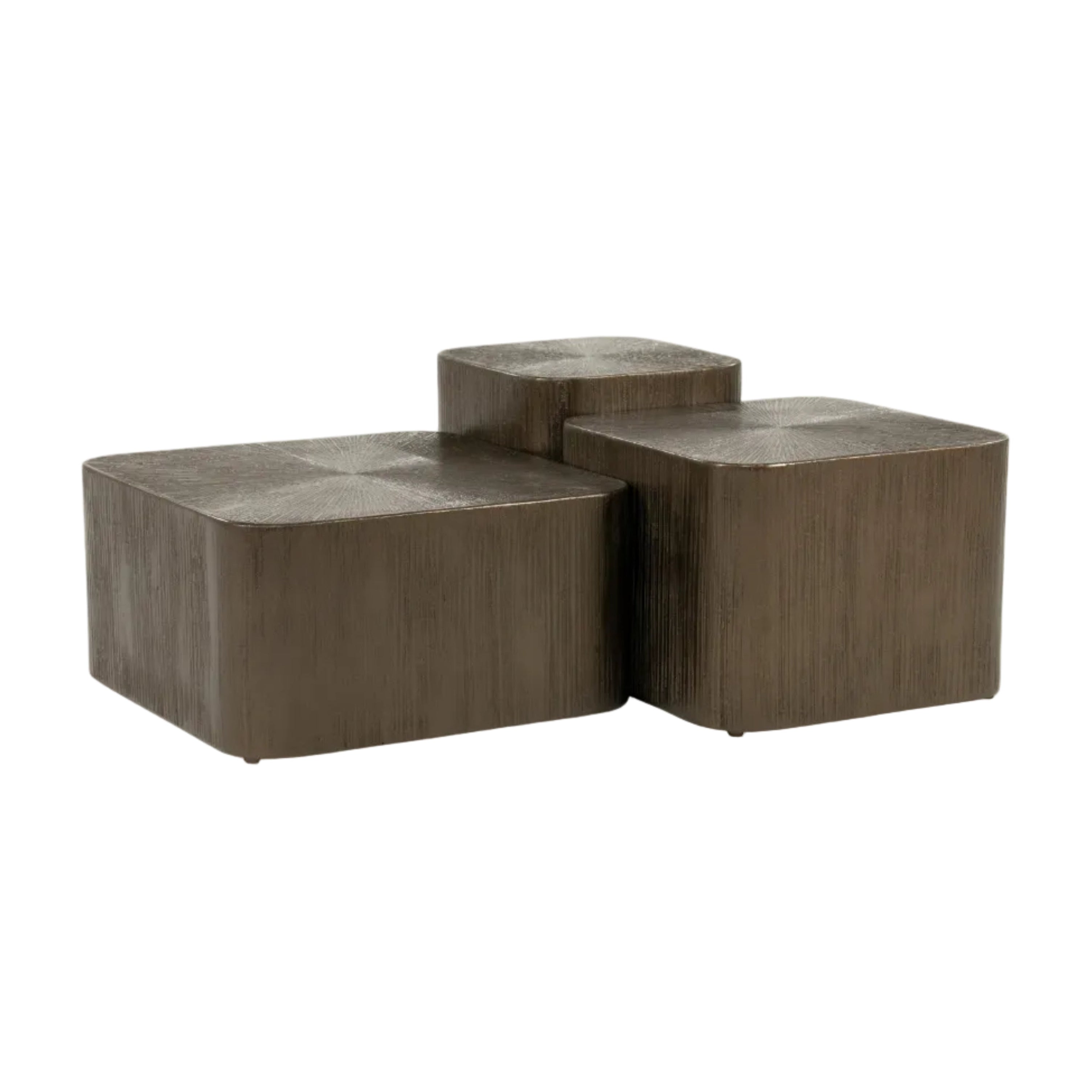 SILVA Brown Coffee Table Set