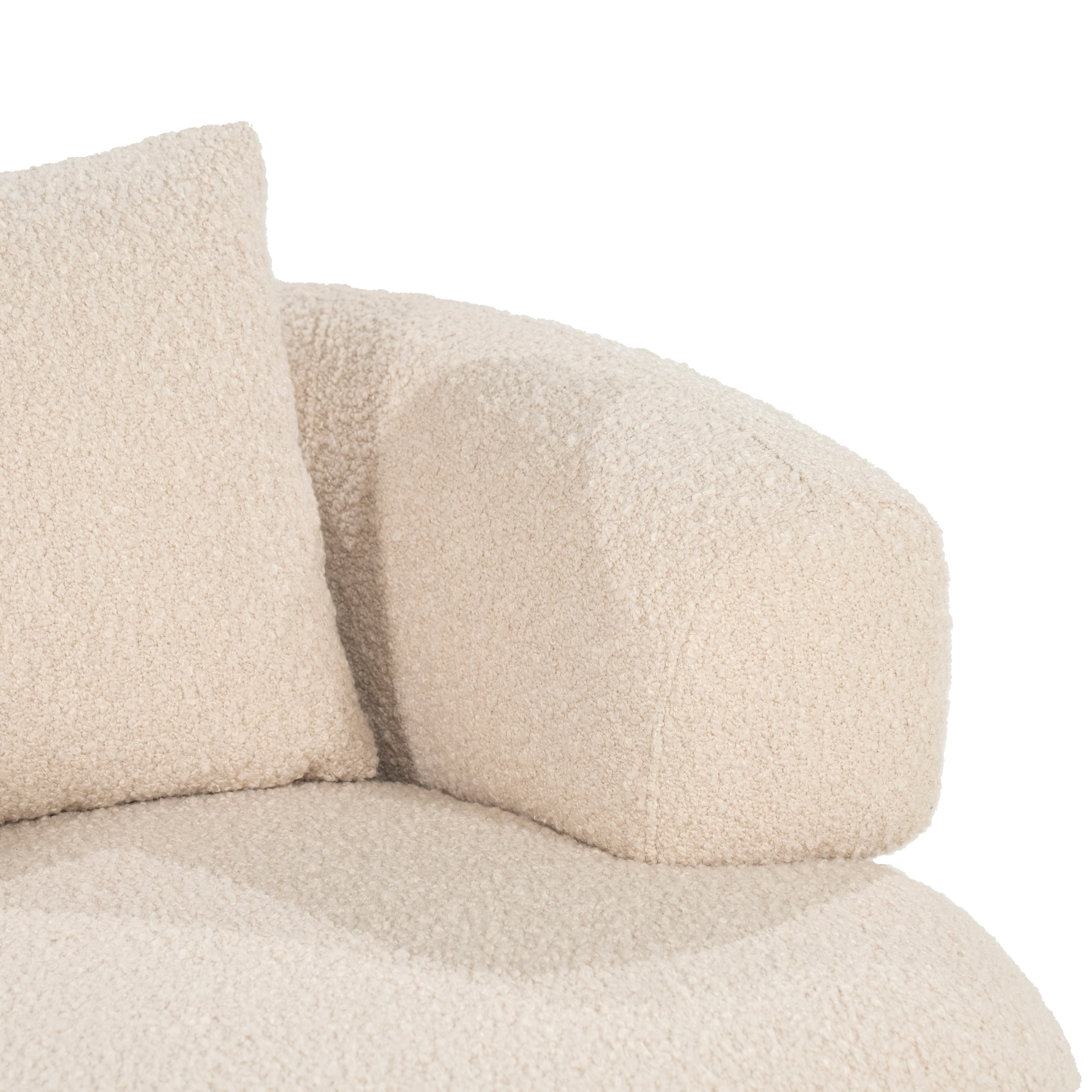 BRUNO Beige Armchair