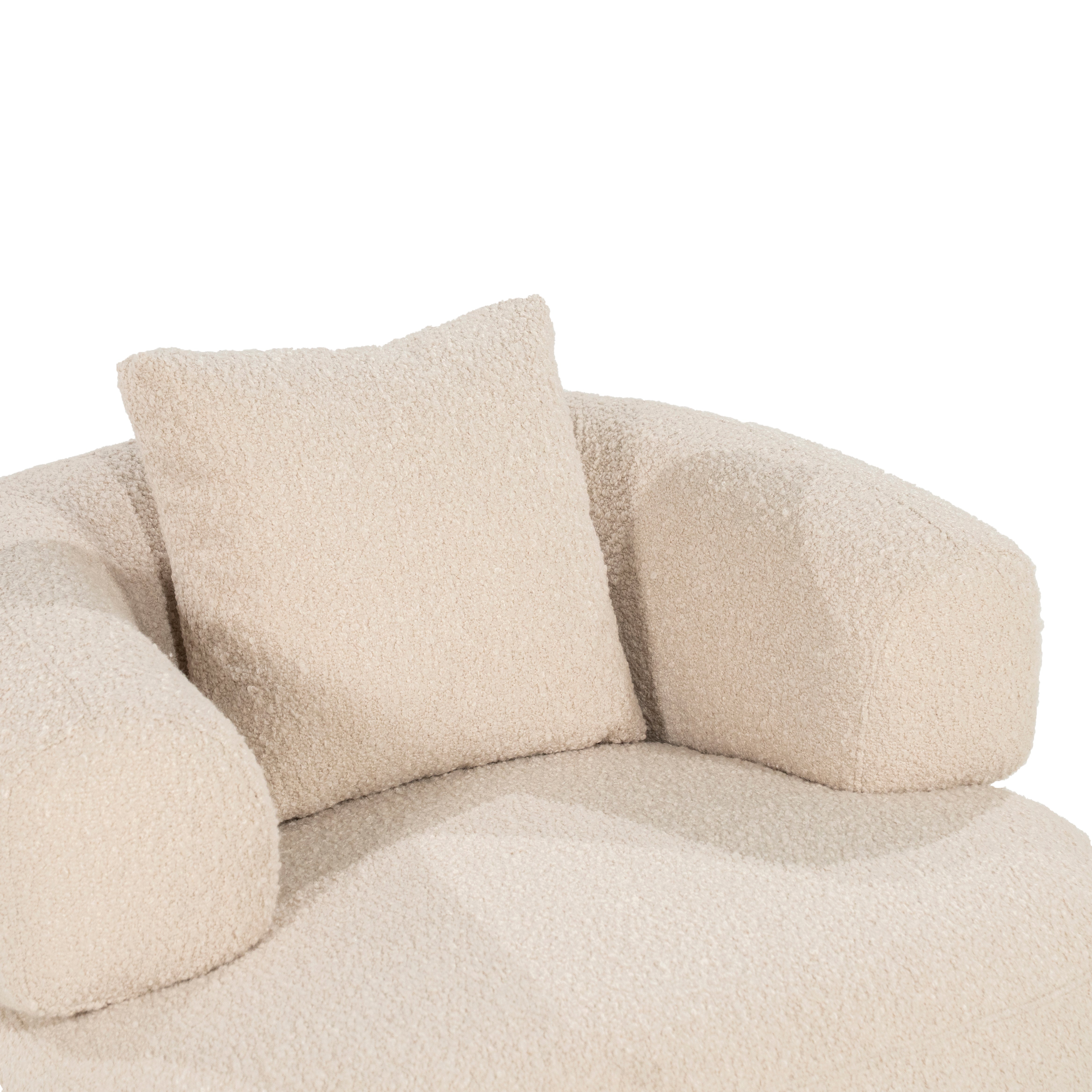 BRUNO Beige Armchair