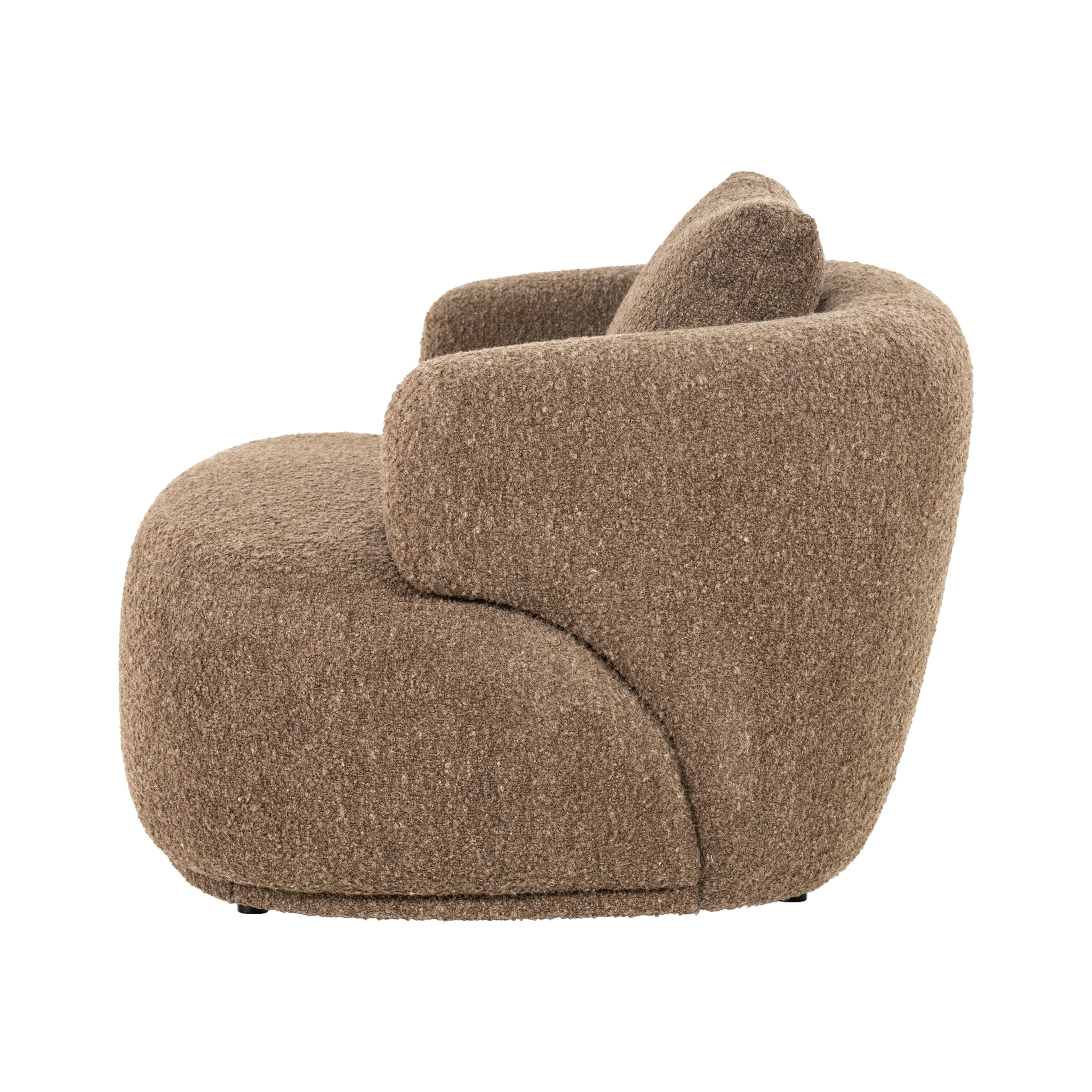 BRUNO Armchair in Brown