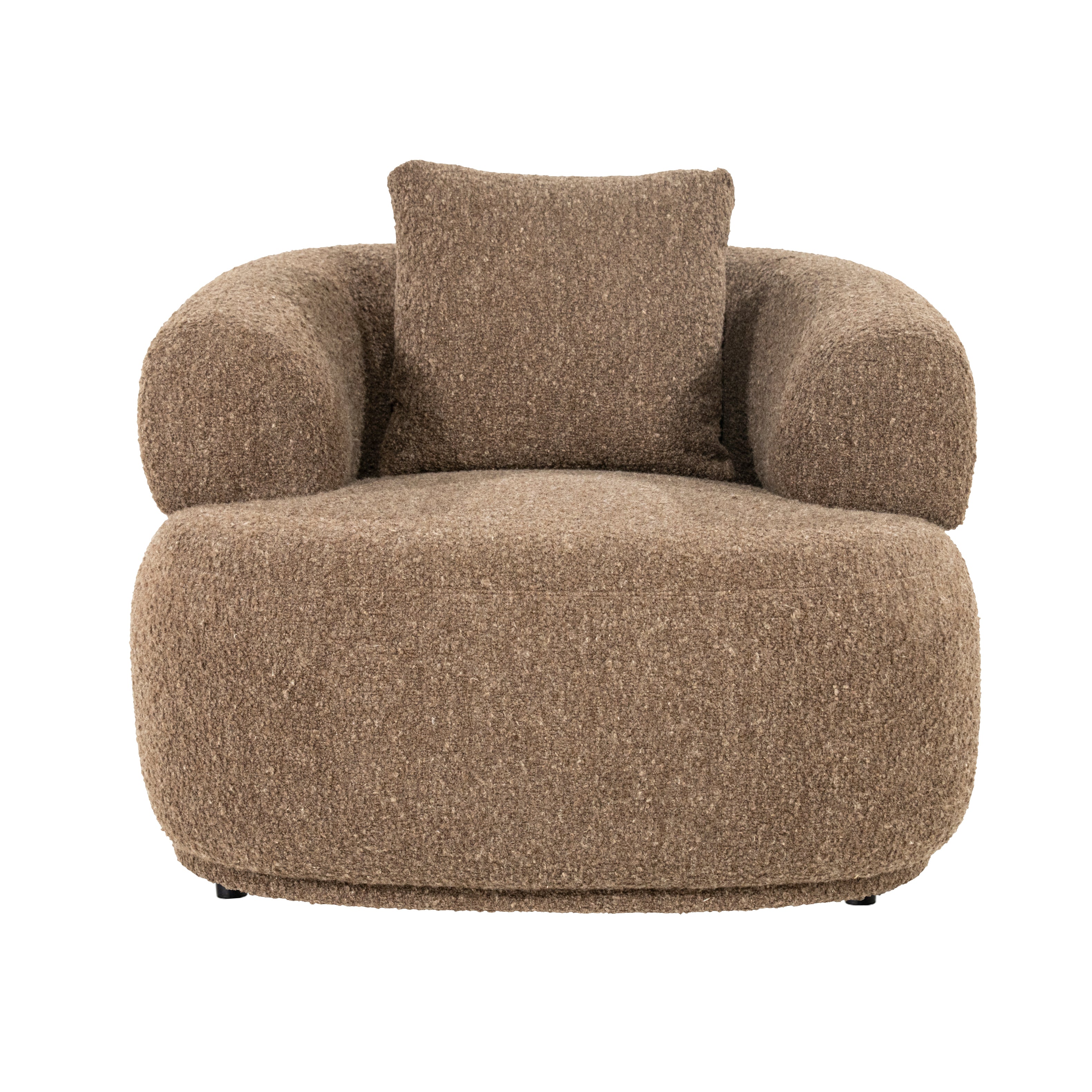BRUNO Armchair in Brown