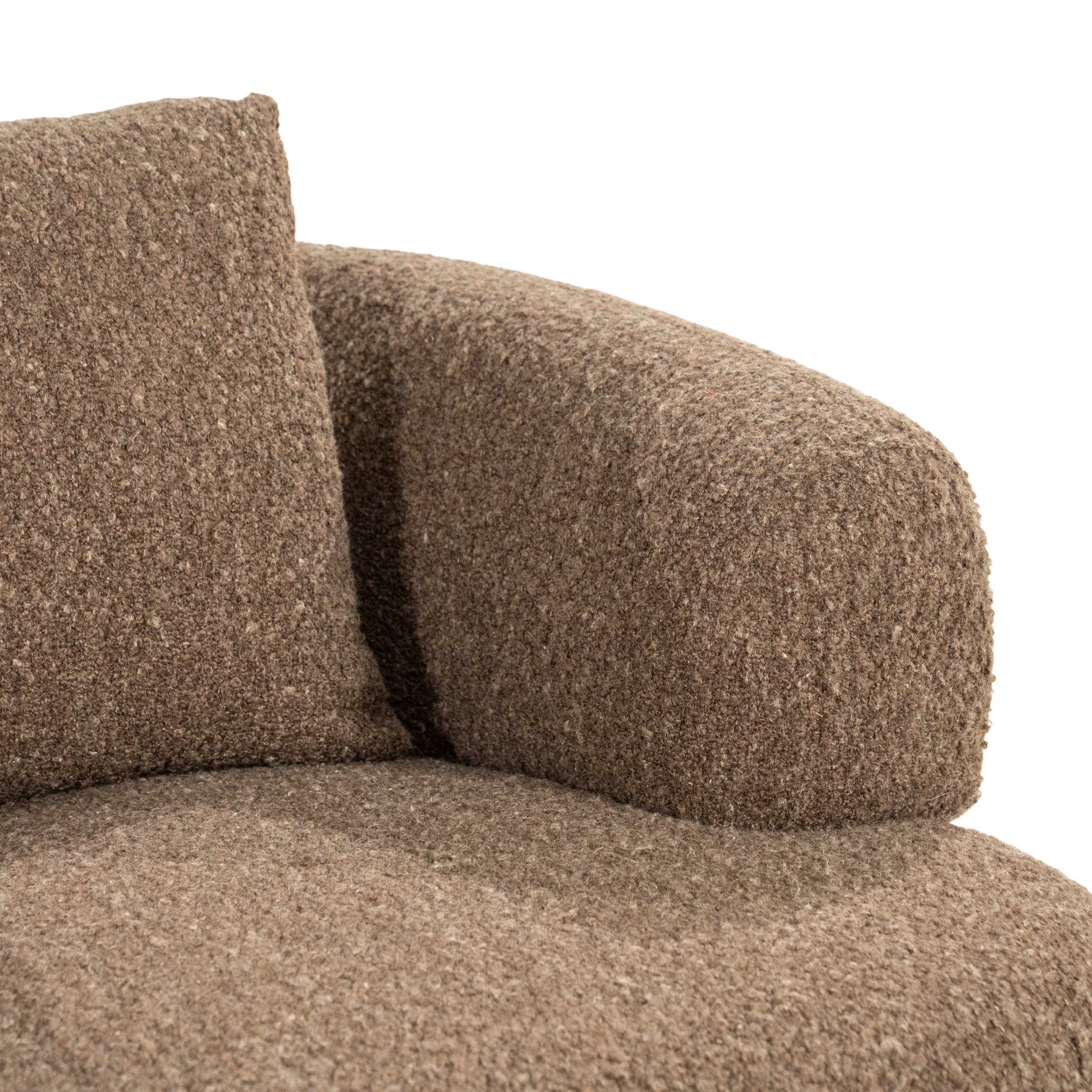BRUNO Armchair in Brown