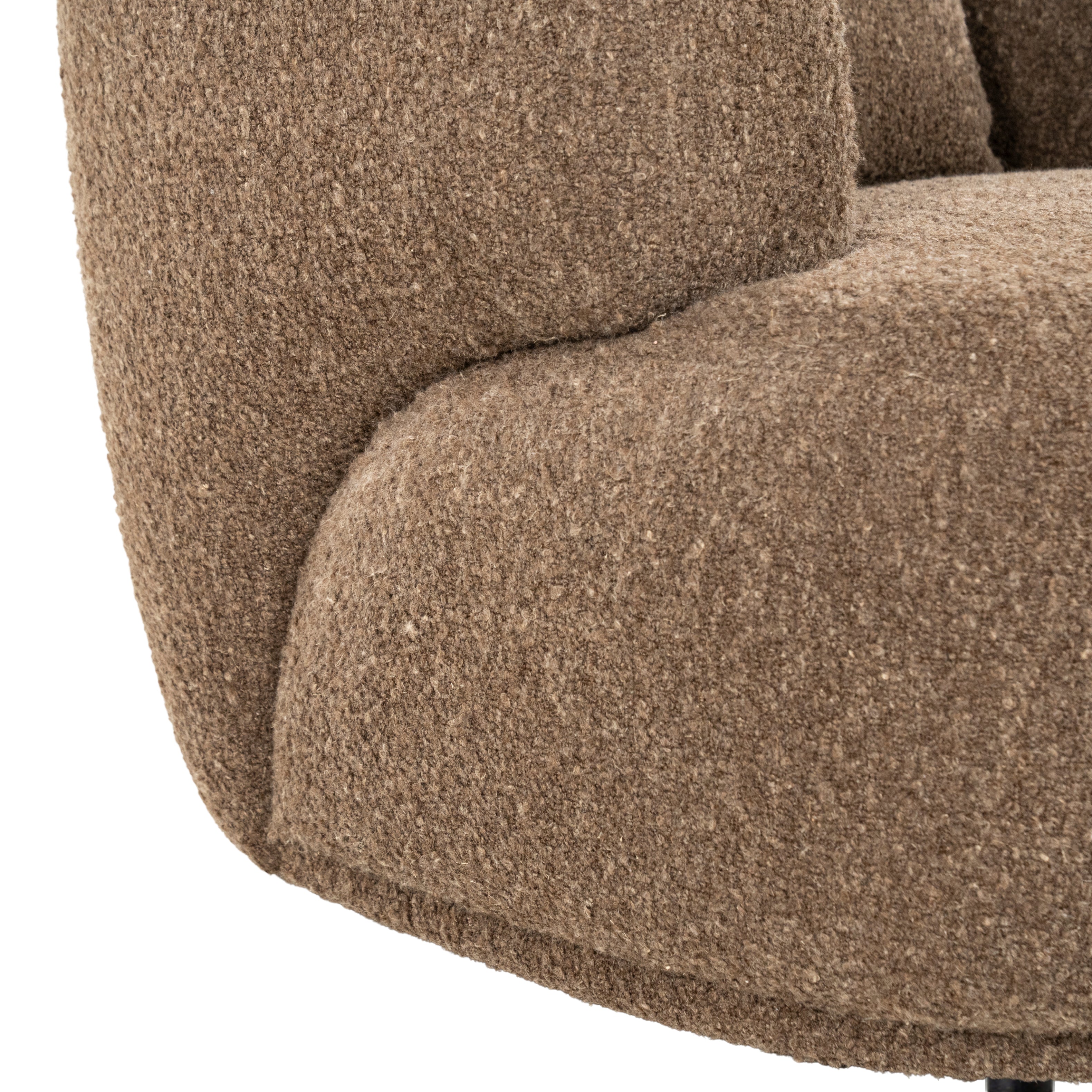 BRUNO Armchair in Brown