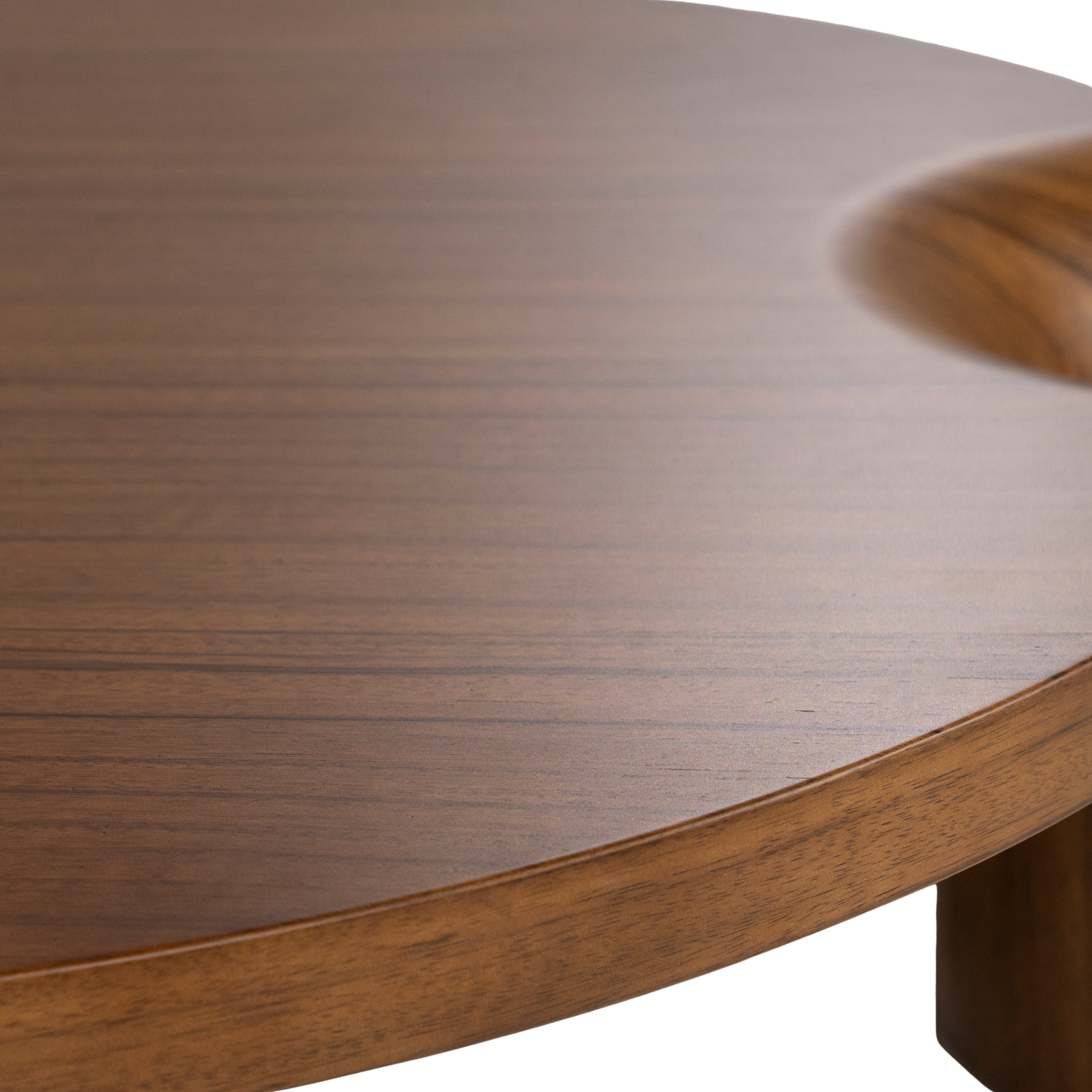 AVAR Walnut Veneer Coffee Table