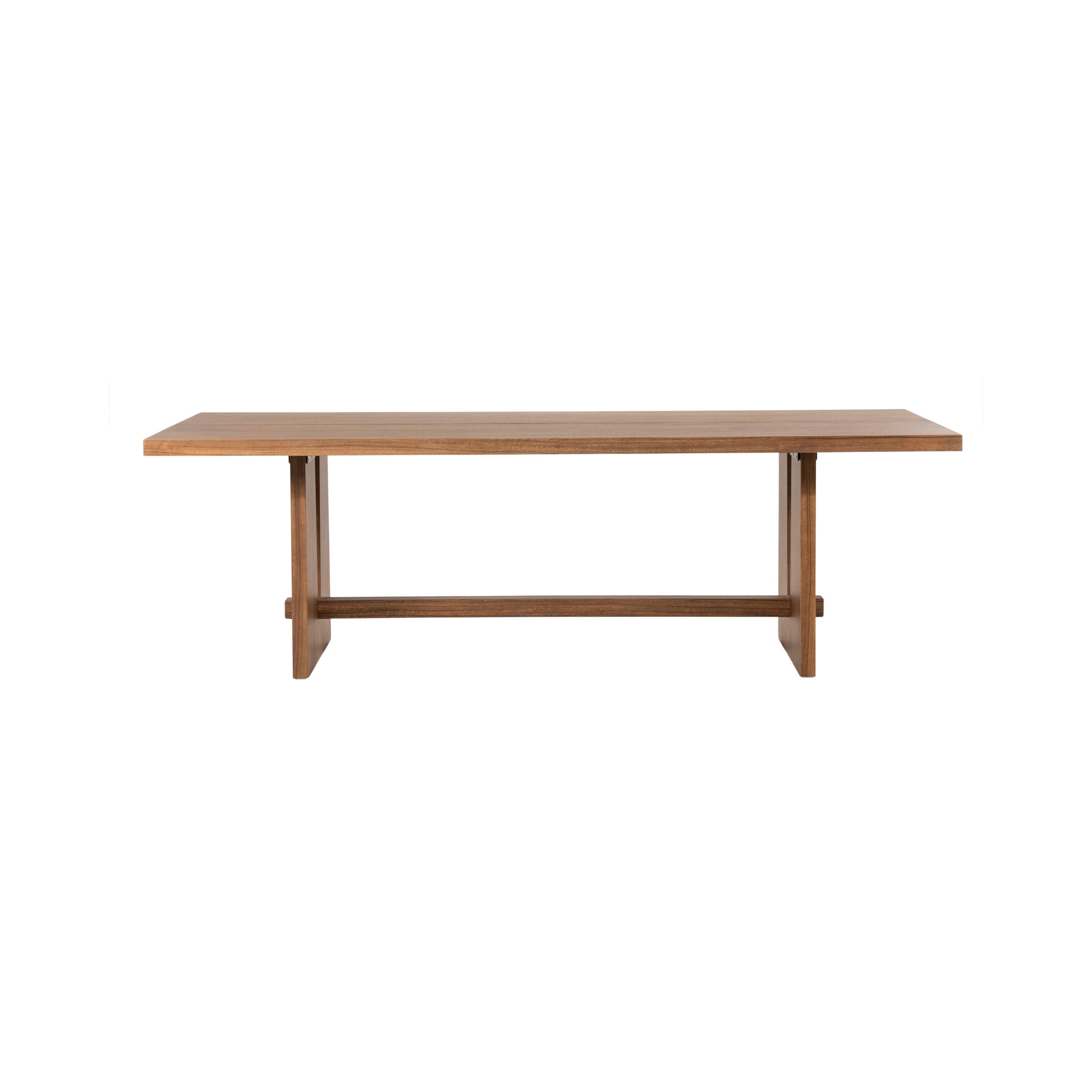 LIRA table in walnut veneer