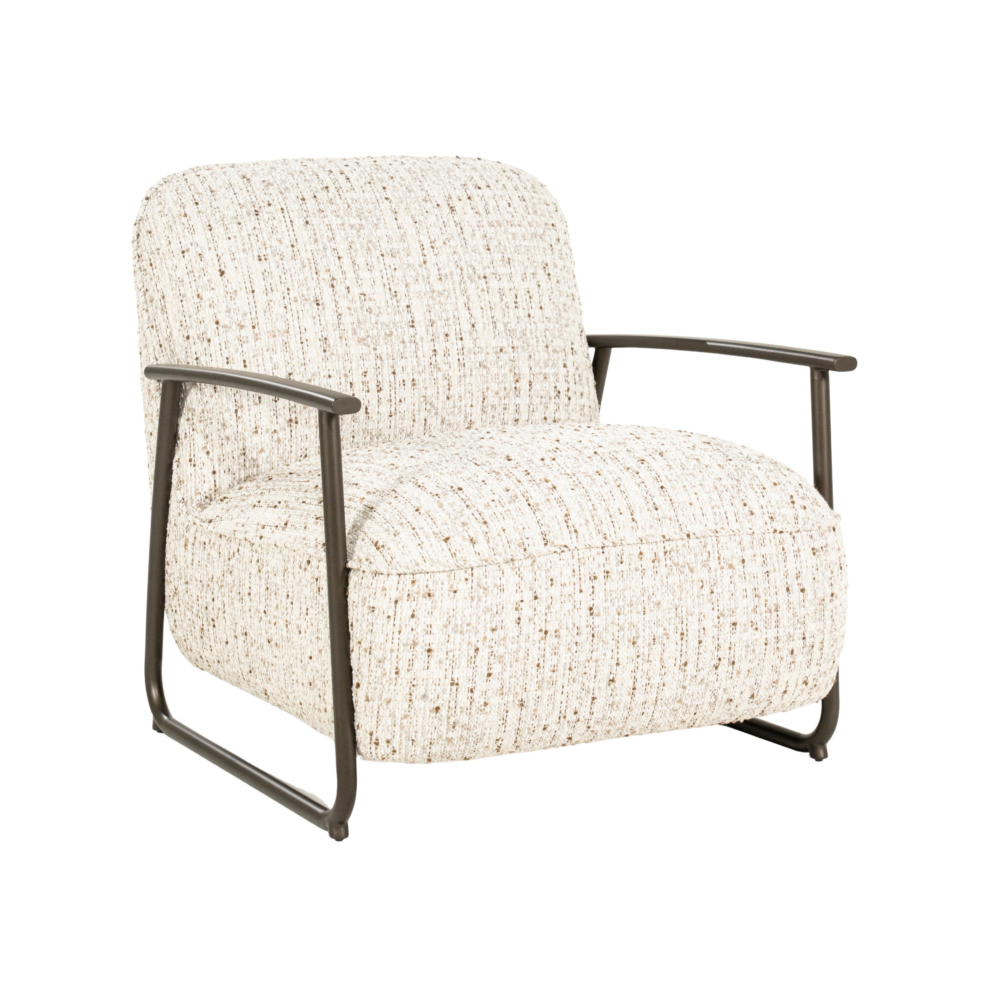 NOREL Armchair in Beige Melange