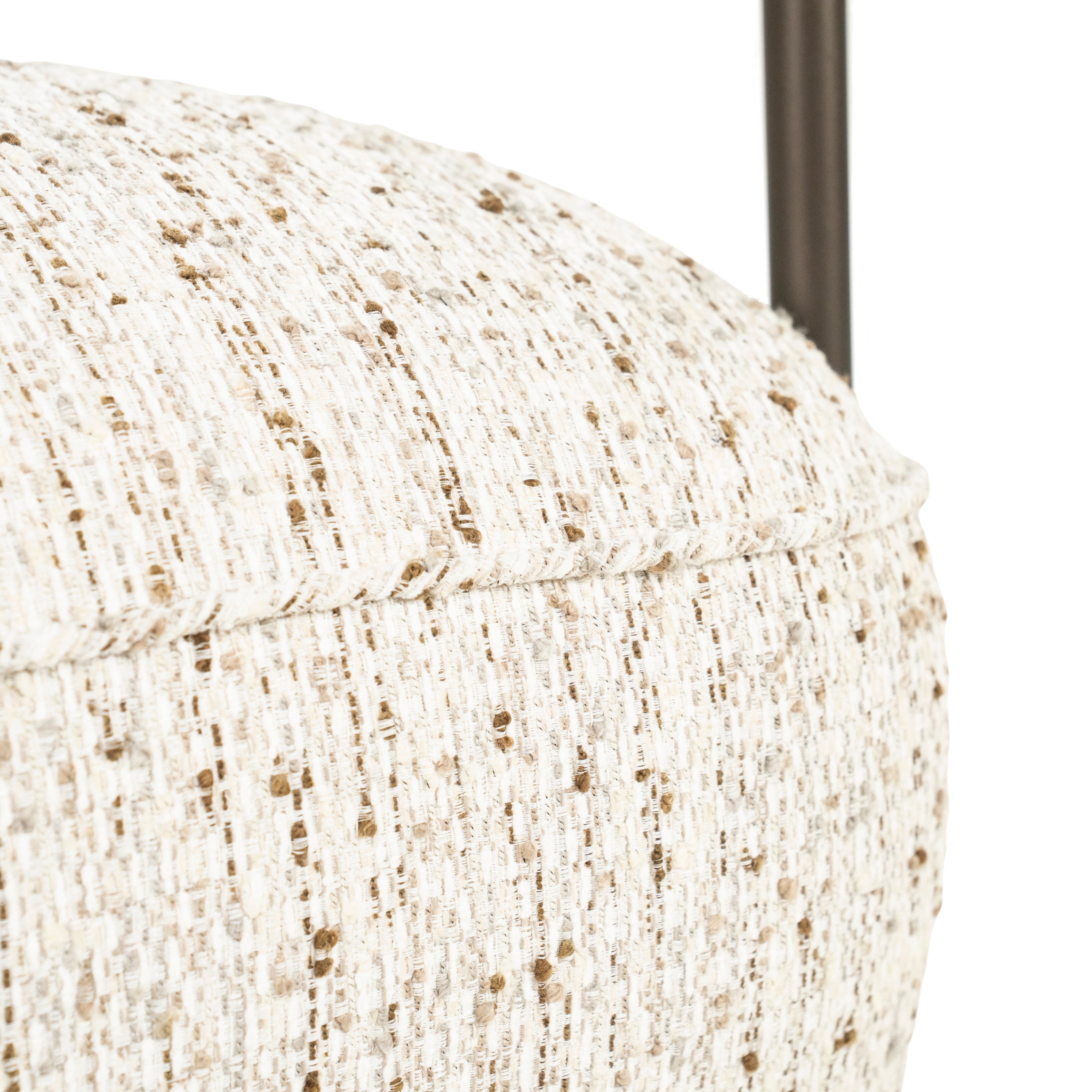NOREL Armchair in Beige Melange