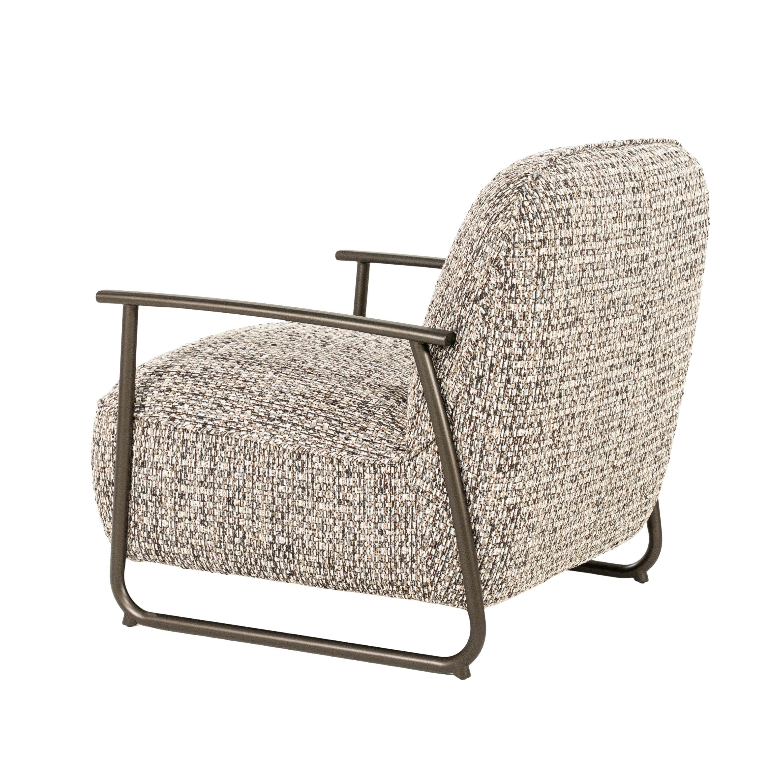 NOREL armchair in green mélange