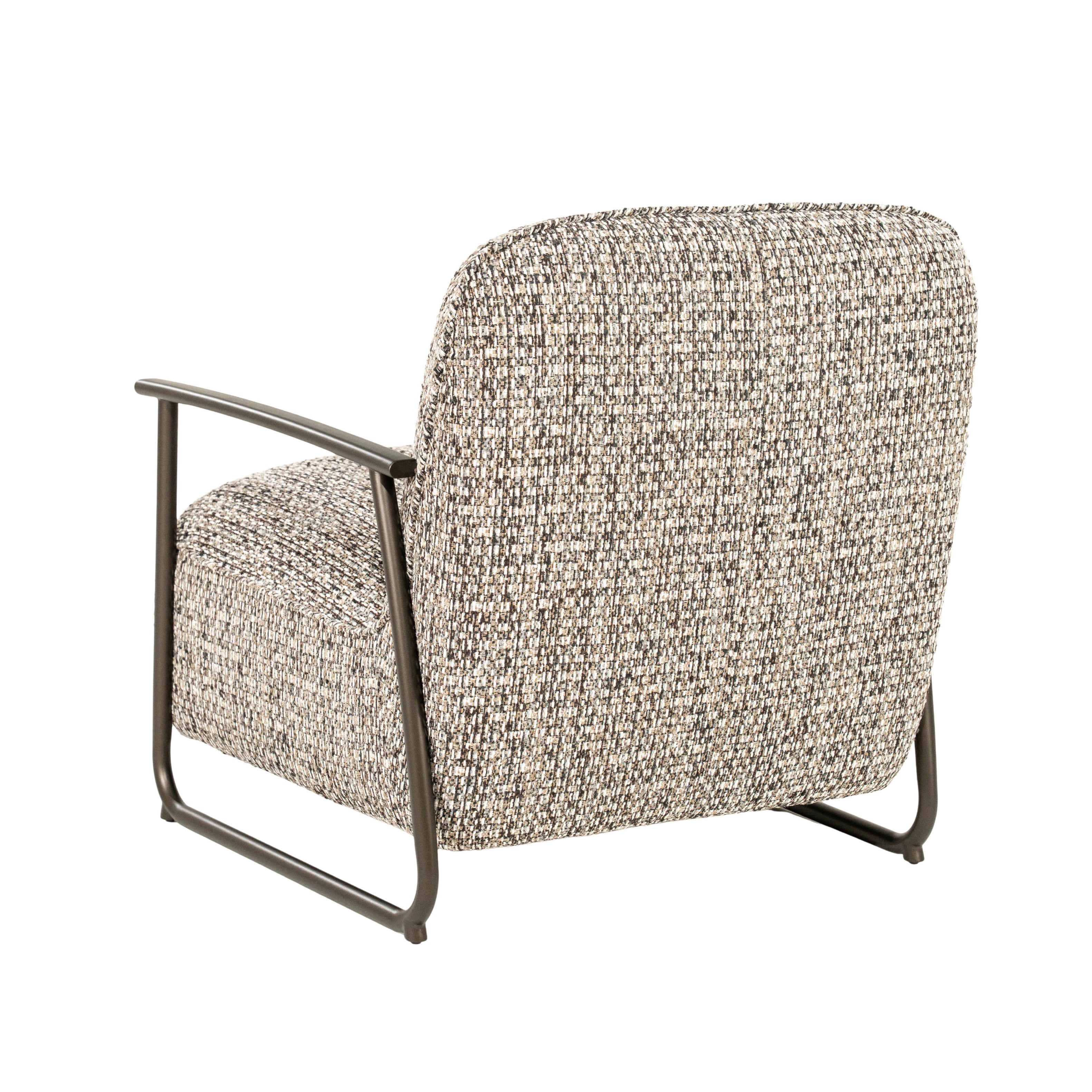 NOREL armchair in green mélange