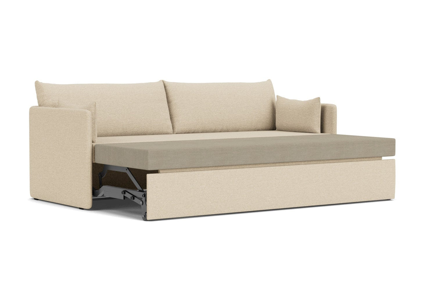 Sofa mit Schlaffunktion 3-sitzig 0FFSET hellbeige