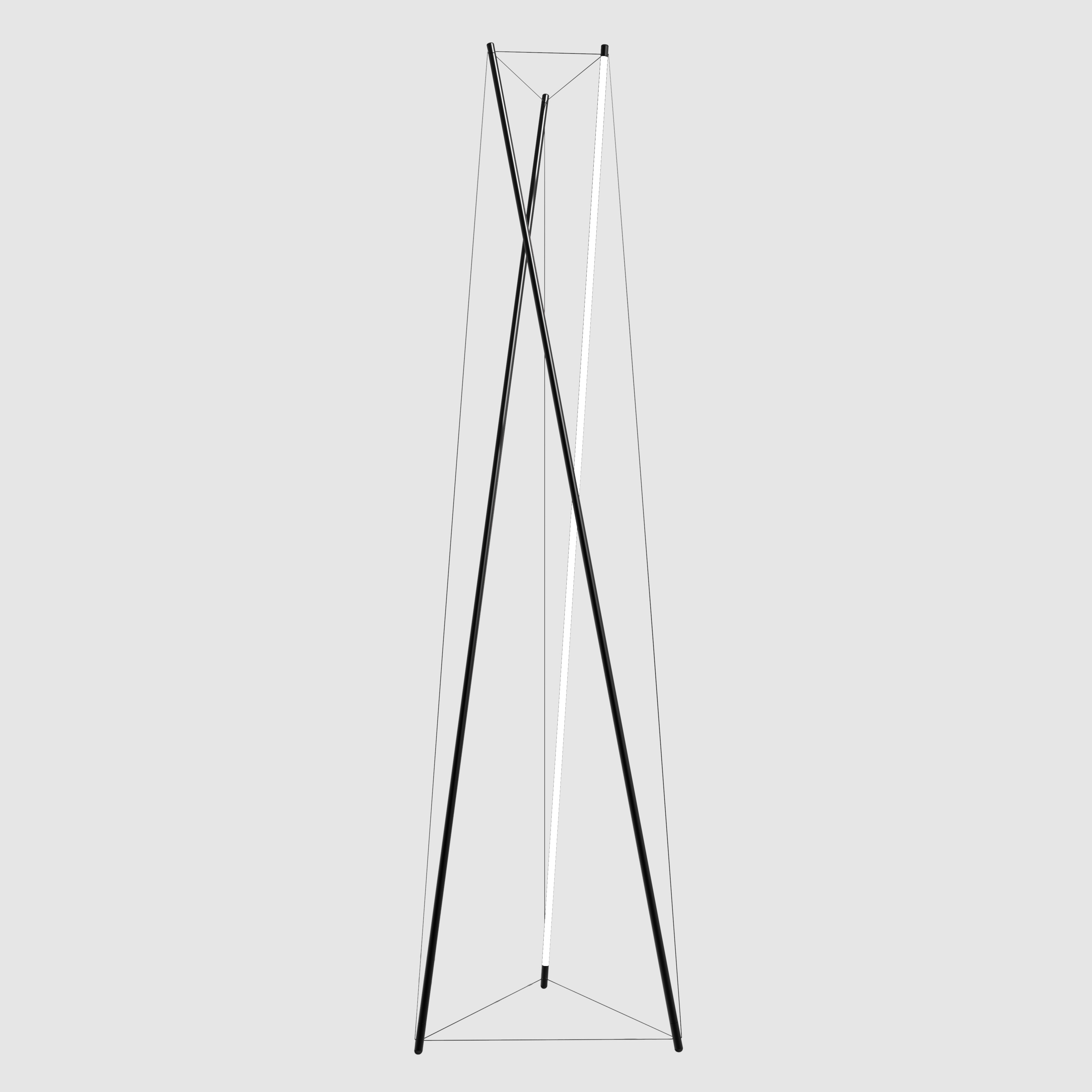 TENSO Black Floor Lamp