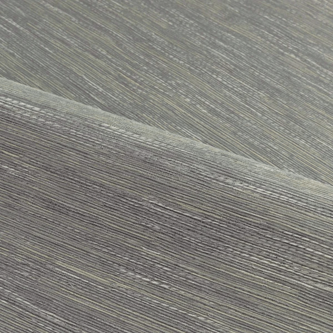 Textured wallpaper resembling jacquard fabric TATAMI - ANTHRACITE dark gray