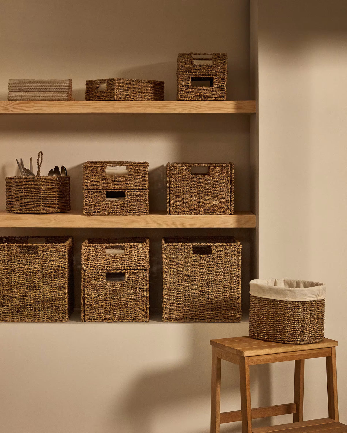 TOSSA seagrass basket set