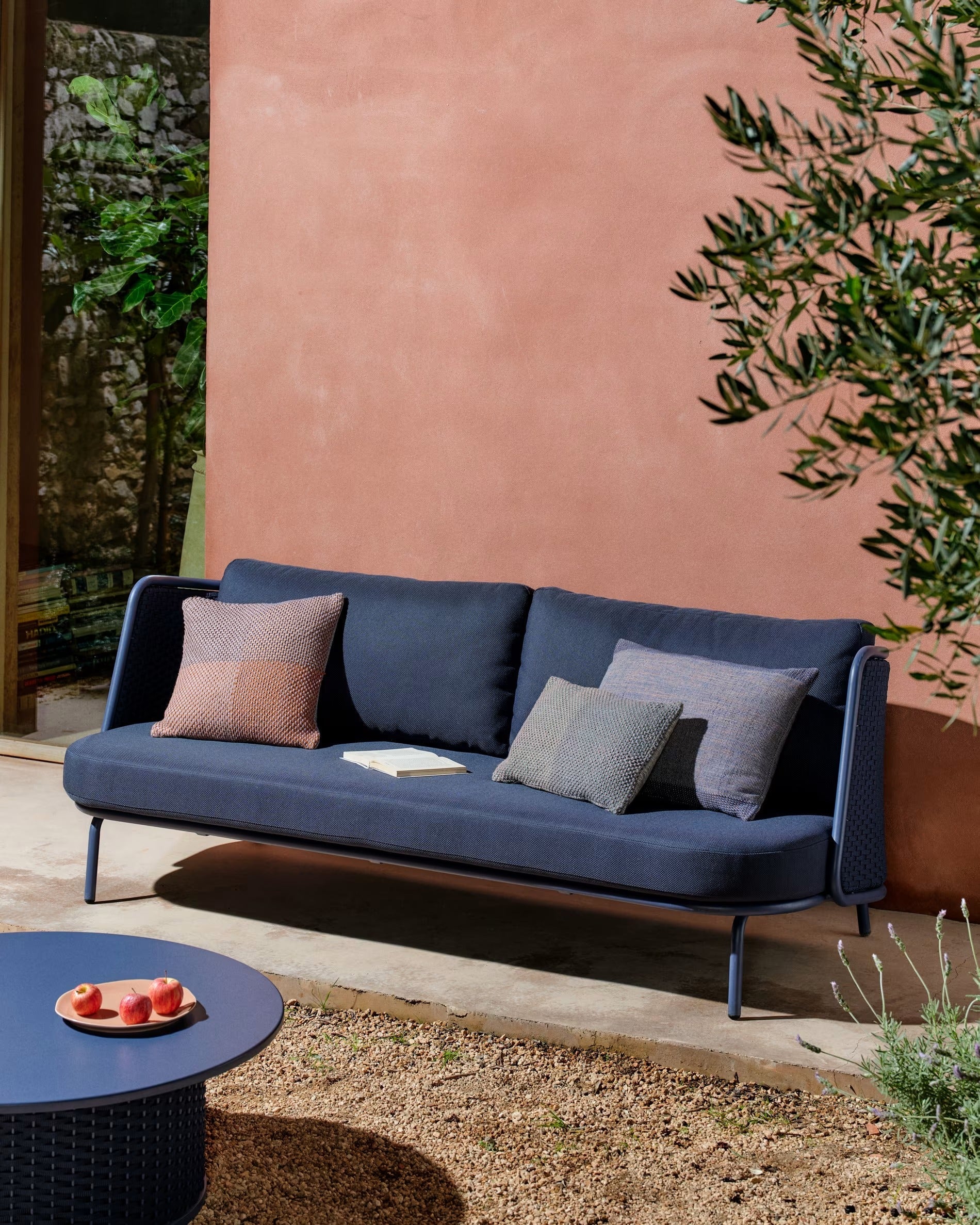 Gartensofa SEDALIS blau