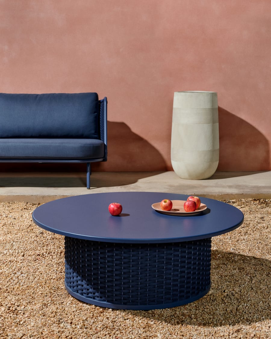SEDALIS Garten-Couchtisch blau
