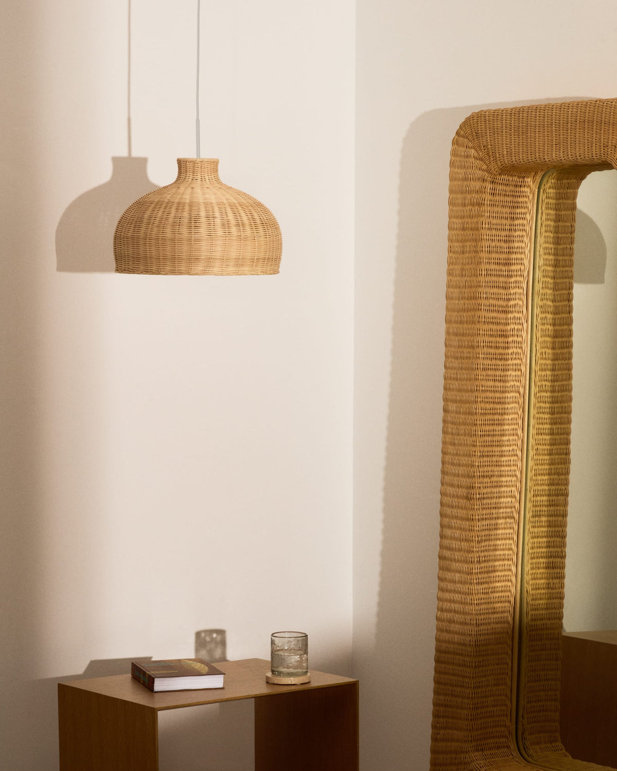 Abażur ENNIA naturalny rattan – ujęcie 2