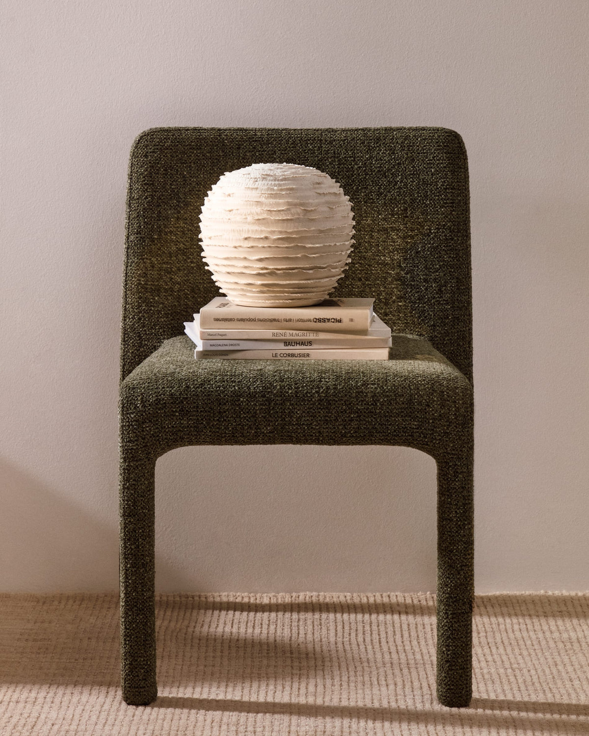Wazon EVANIA beżowy ceramiczny – ujęcie 10