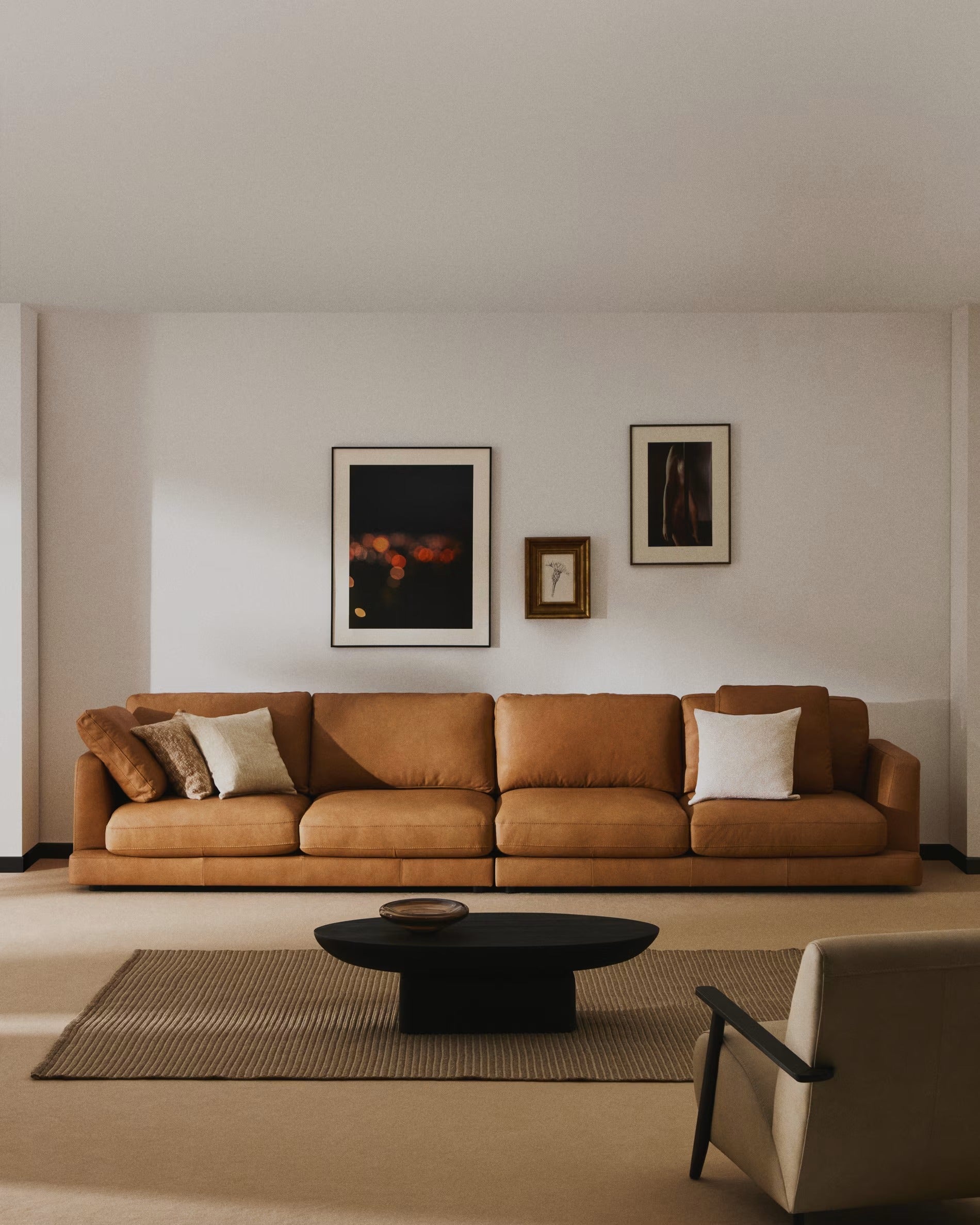 Sofa für 6 Personen GALA aus natürlichem Leder