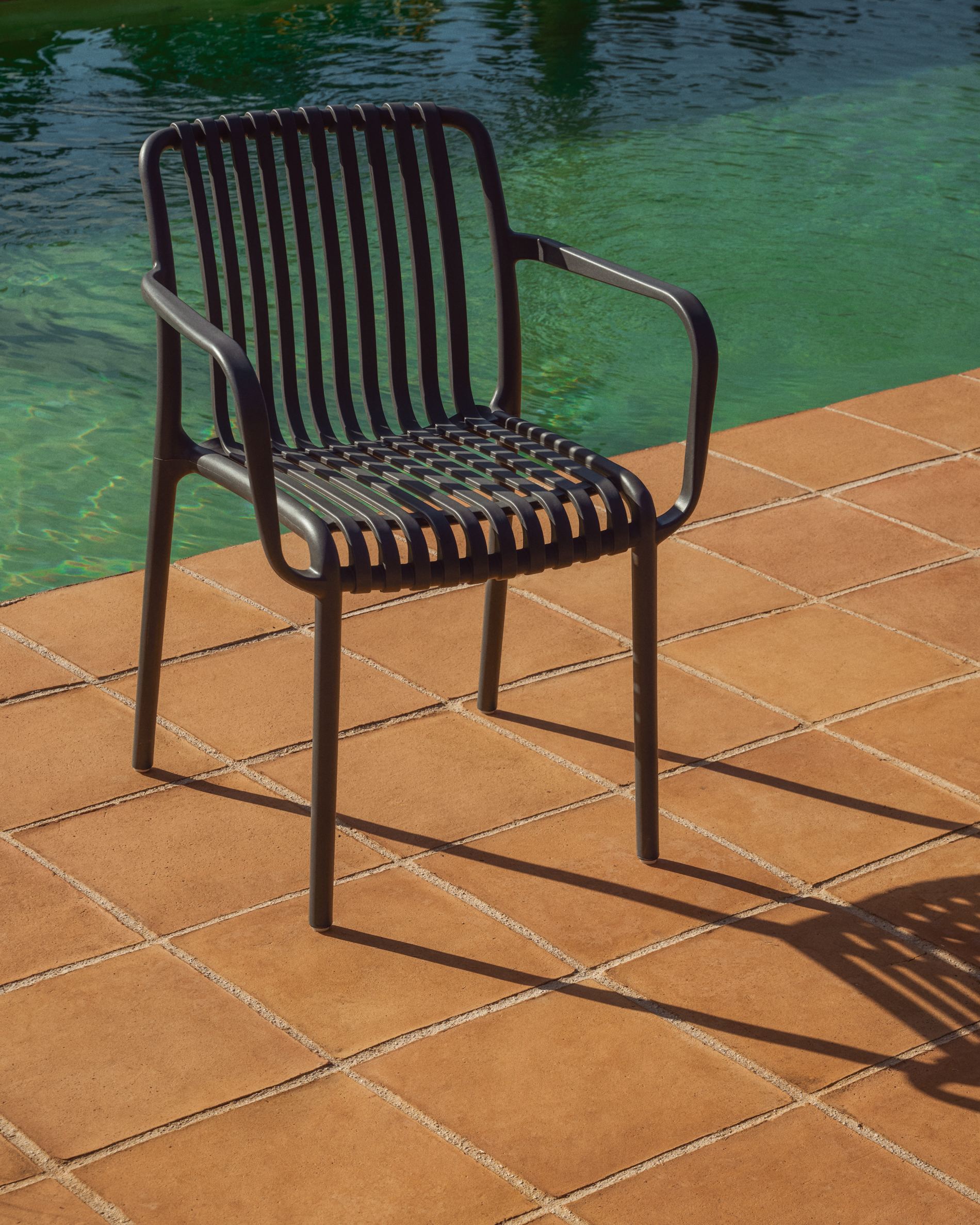 ISABELLINI Garden Chair in Graphite