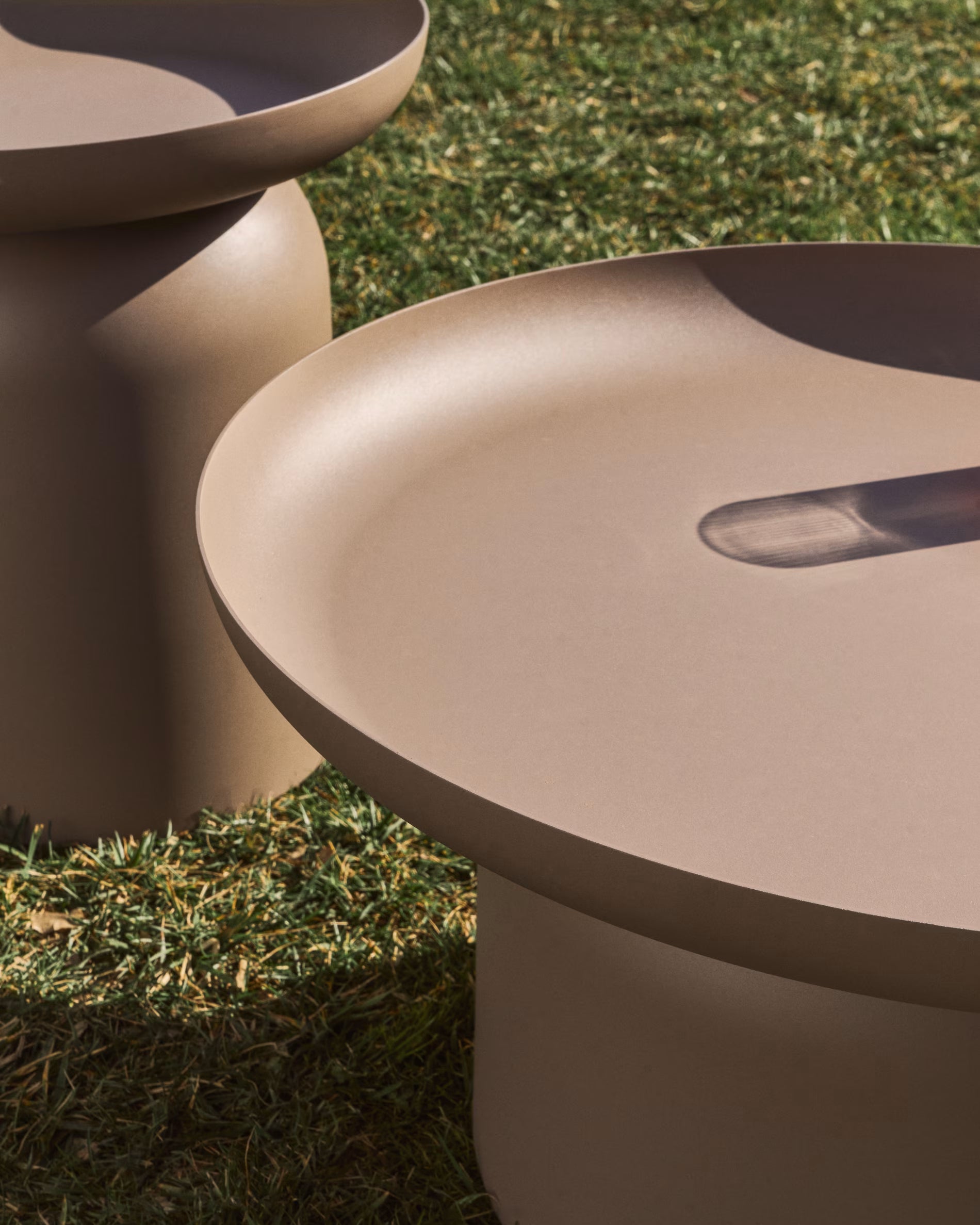 ARCOLA Taupe Outdoor Coffee Table