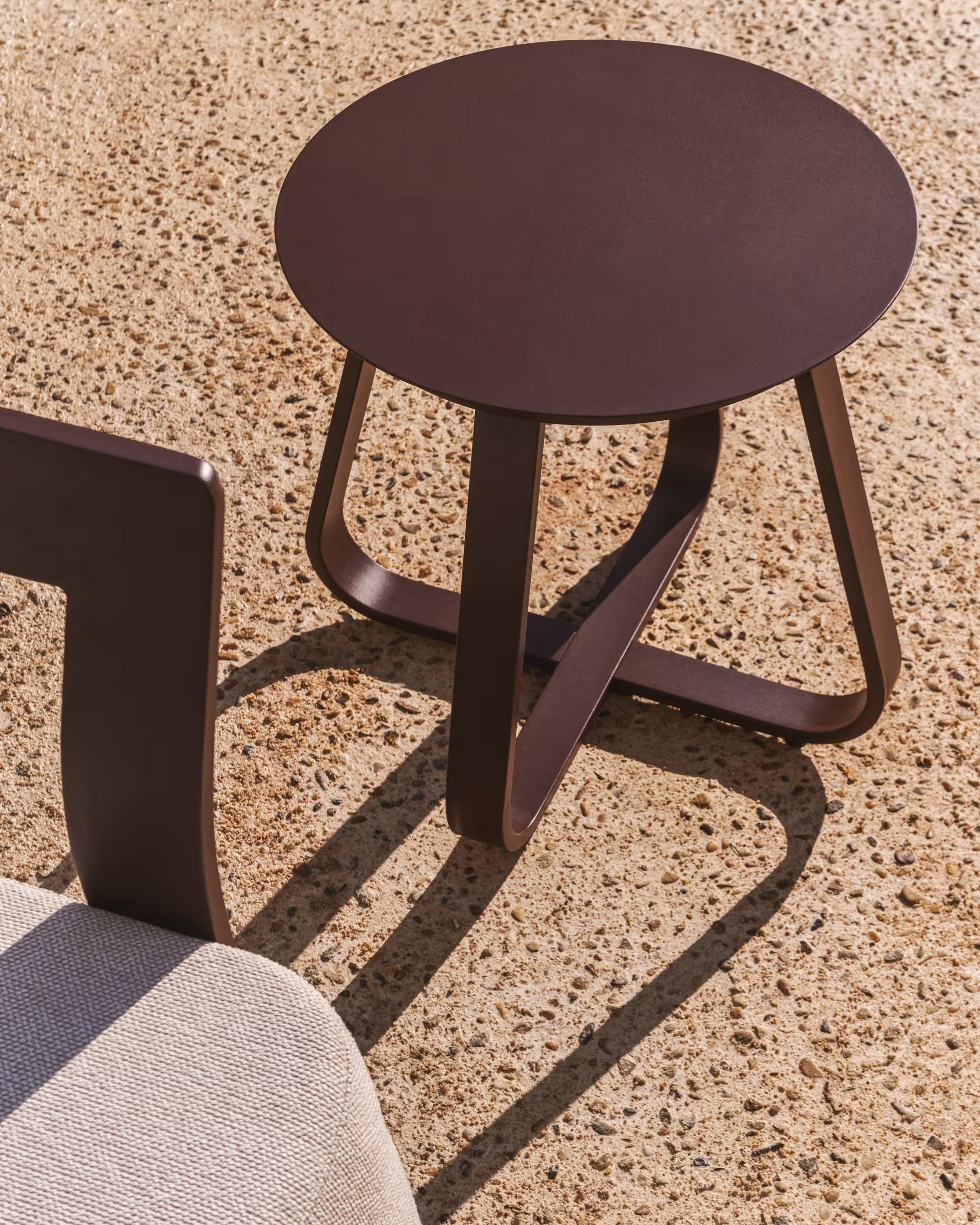 TAMARIS Side Table Brown