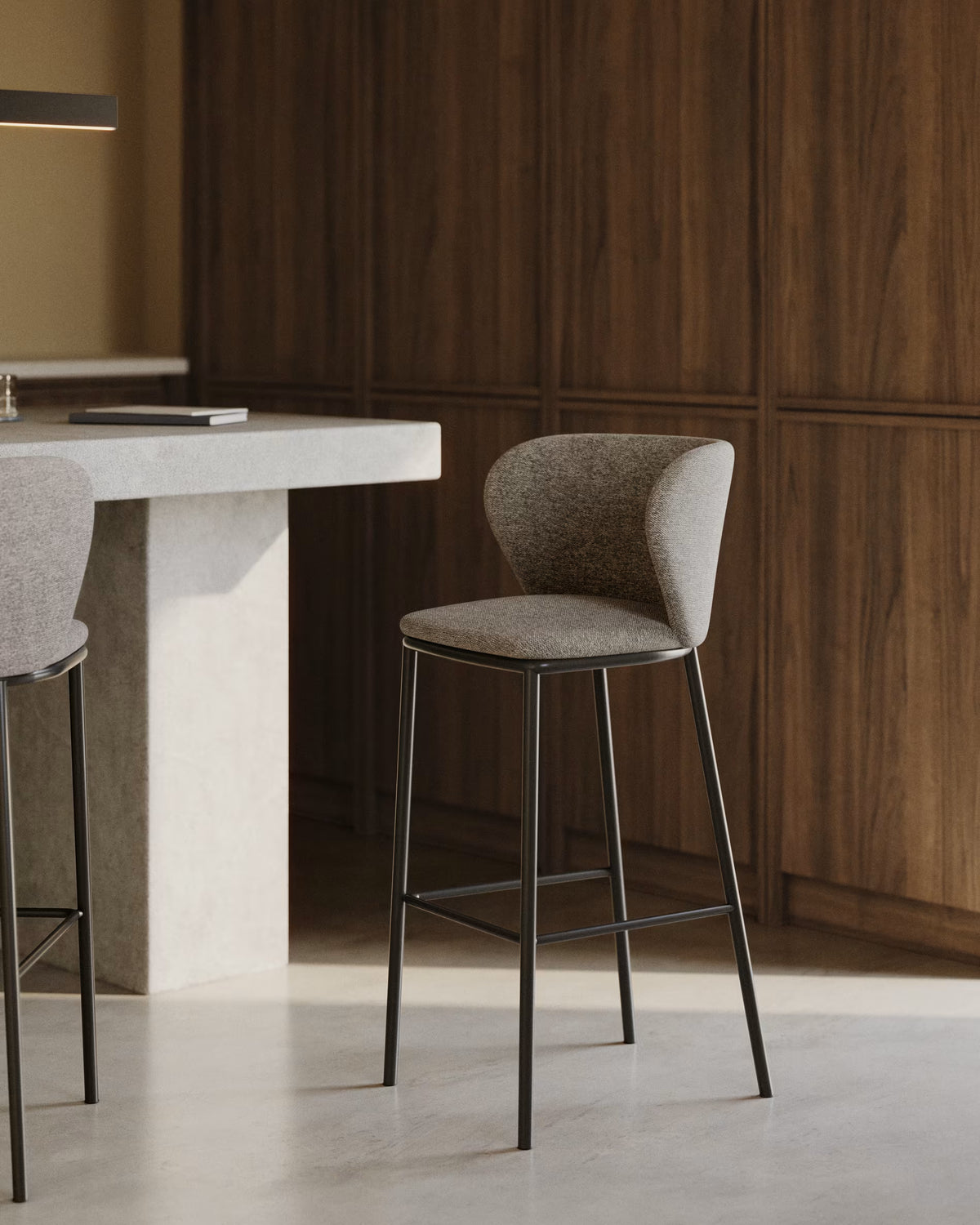 Bar chair Ciselia light brown Szenil